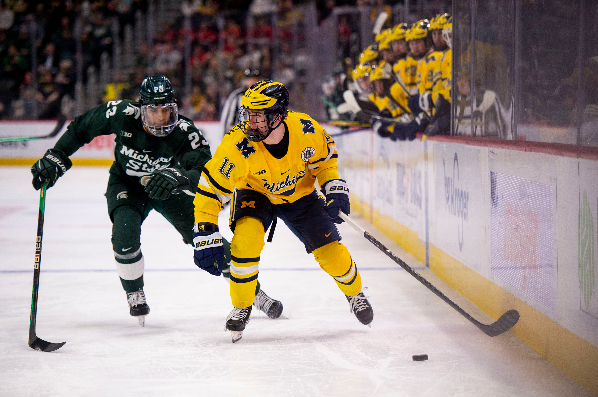 Duel in the D 2023 Michigan vs. Michigan State hockey