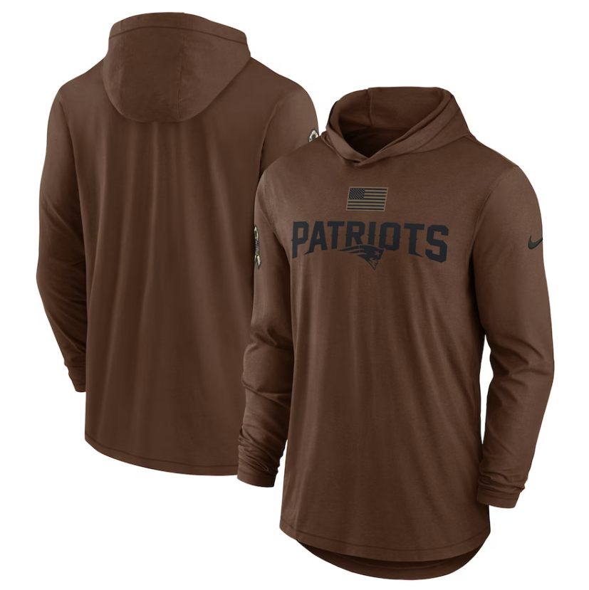 Nfl salute to 2024 service hoodie patriots