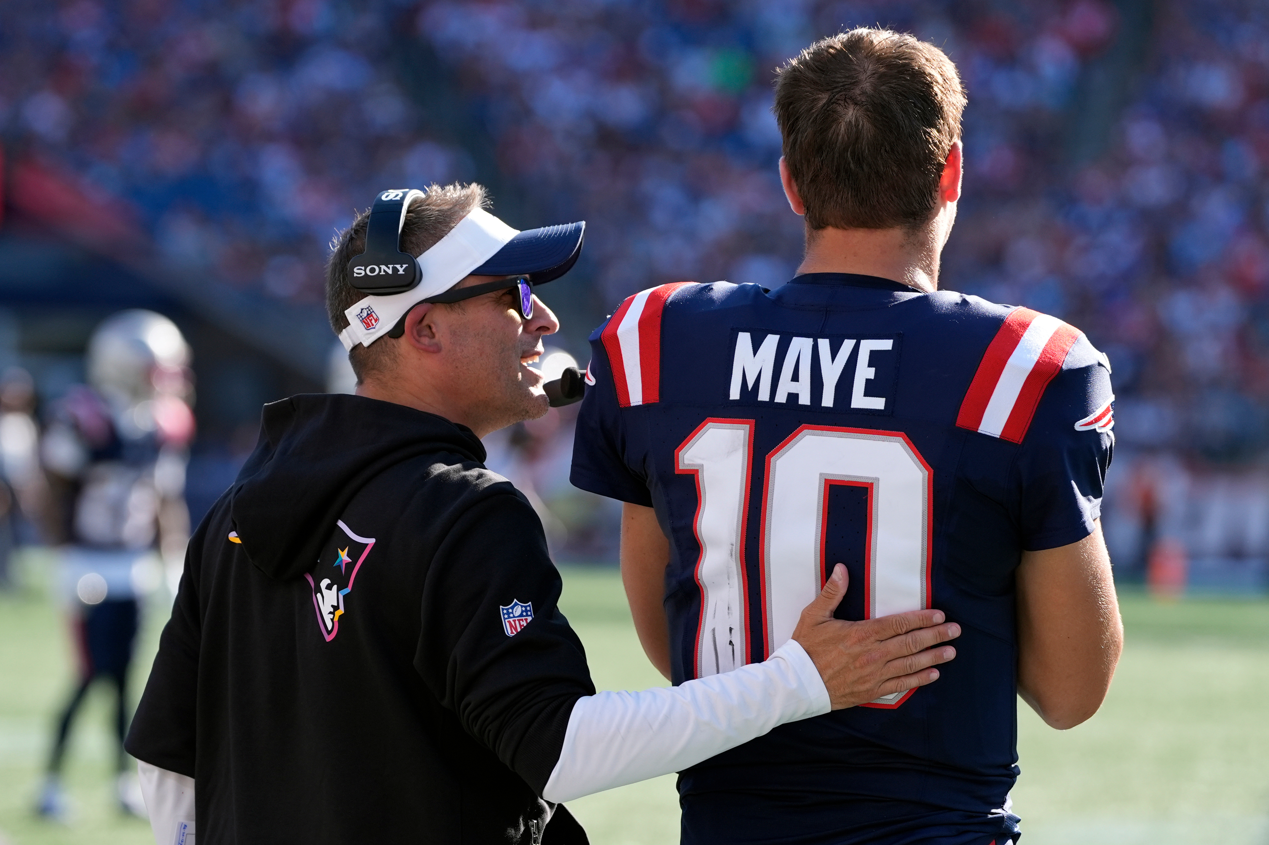 Drake Maye's development: Patriots QB rapidly developing under Josh  McDaniels - masslive.com, image size:4076x2716
