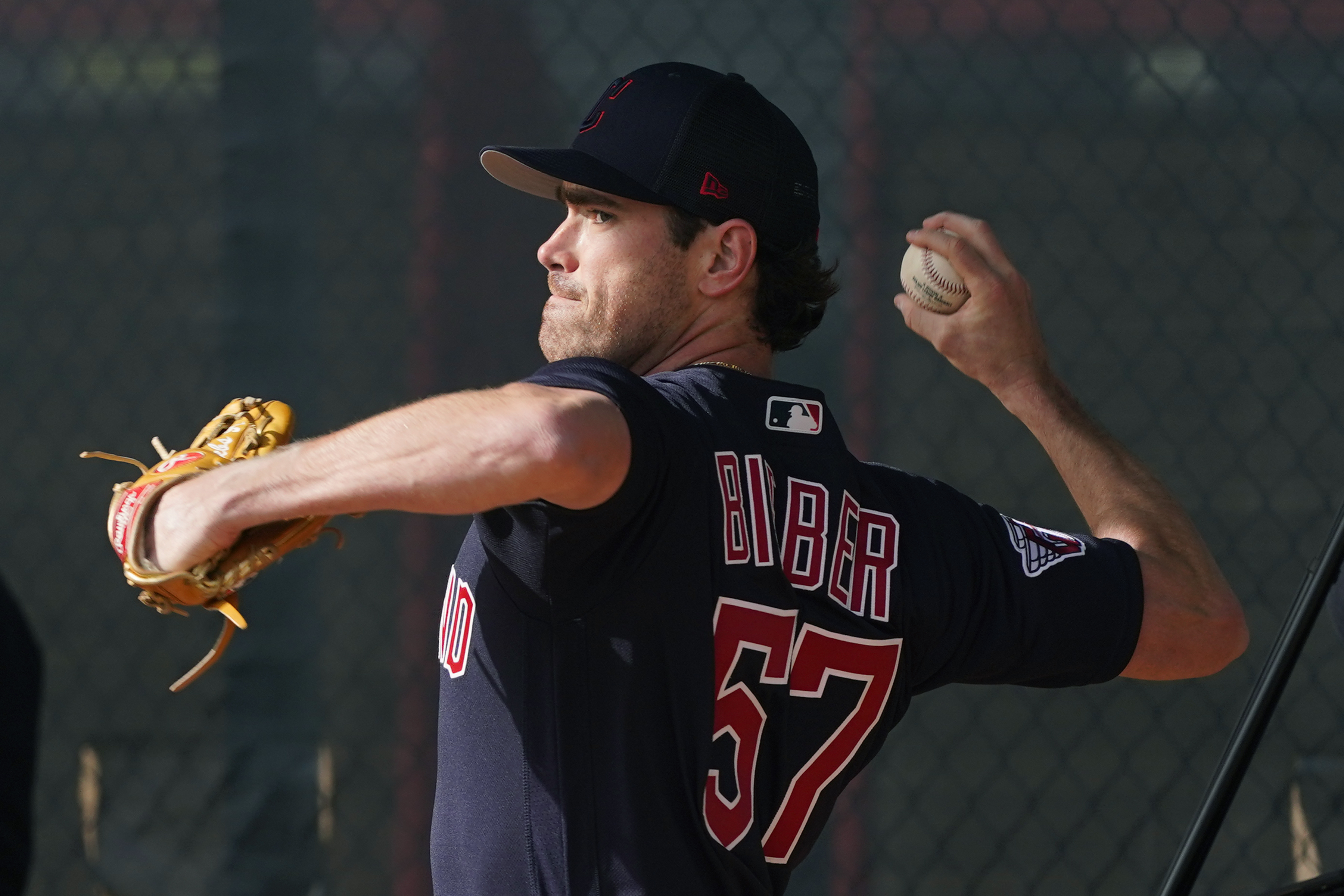 Shane Bieber throws 57 pitches, strikes out four in rehab start