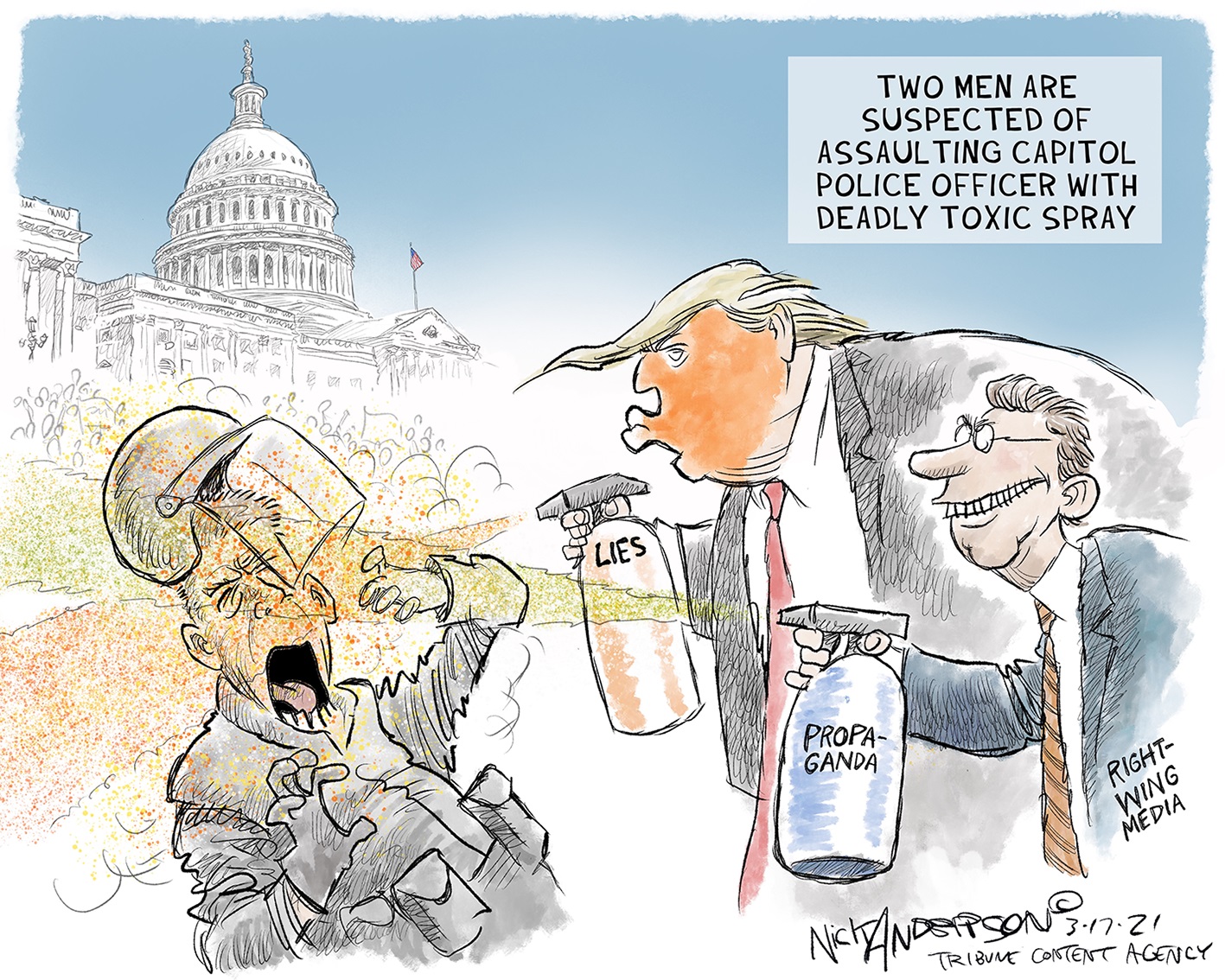 Editorial cartoons for March 21, 2021 - oregonlive.com