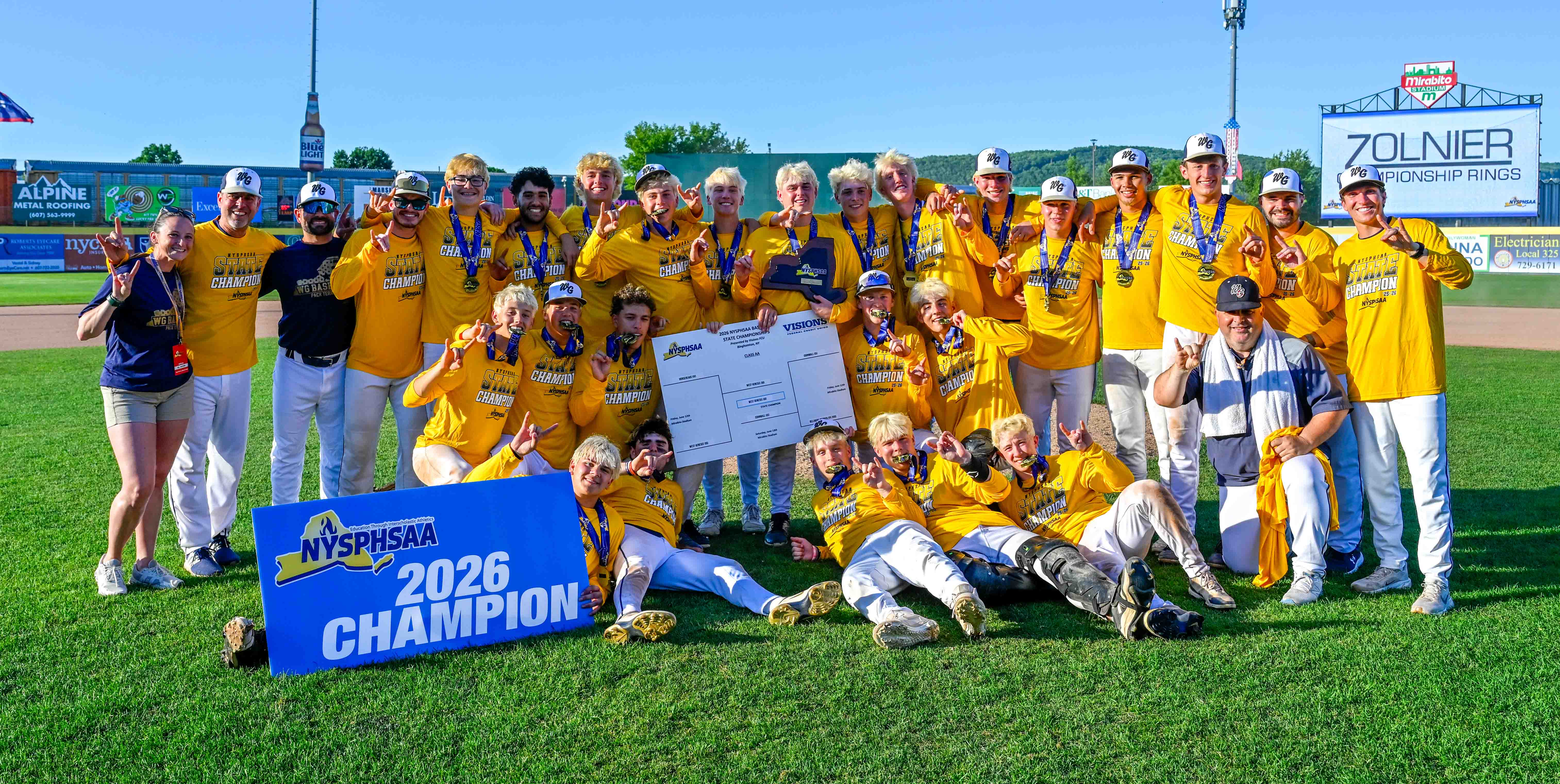 West Genesee vs Cornwall Central NYSPHSAA Class AA boys baseball Championship at Mirabito Stadium Saturday June 13, 2026 in Binghamton, NY (Robert Grossman | Contributing Photographer)