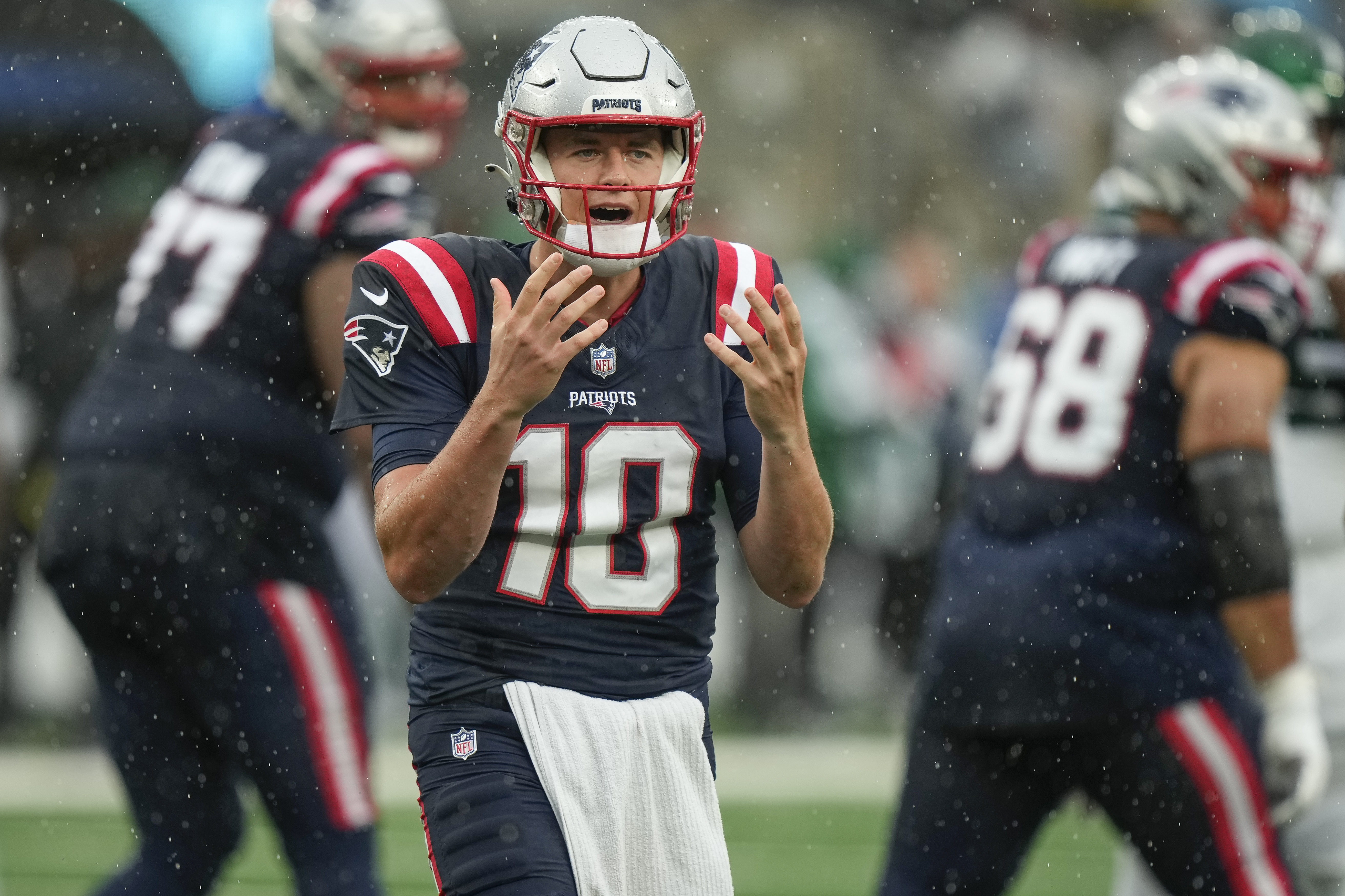 The Patriots see progress with their offense