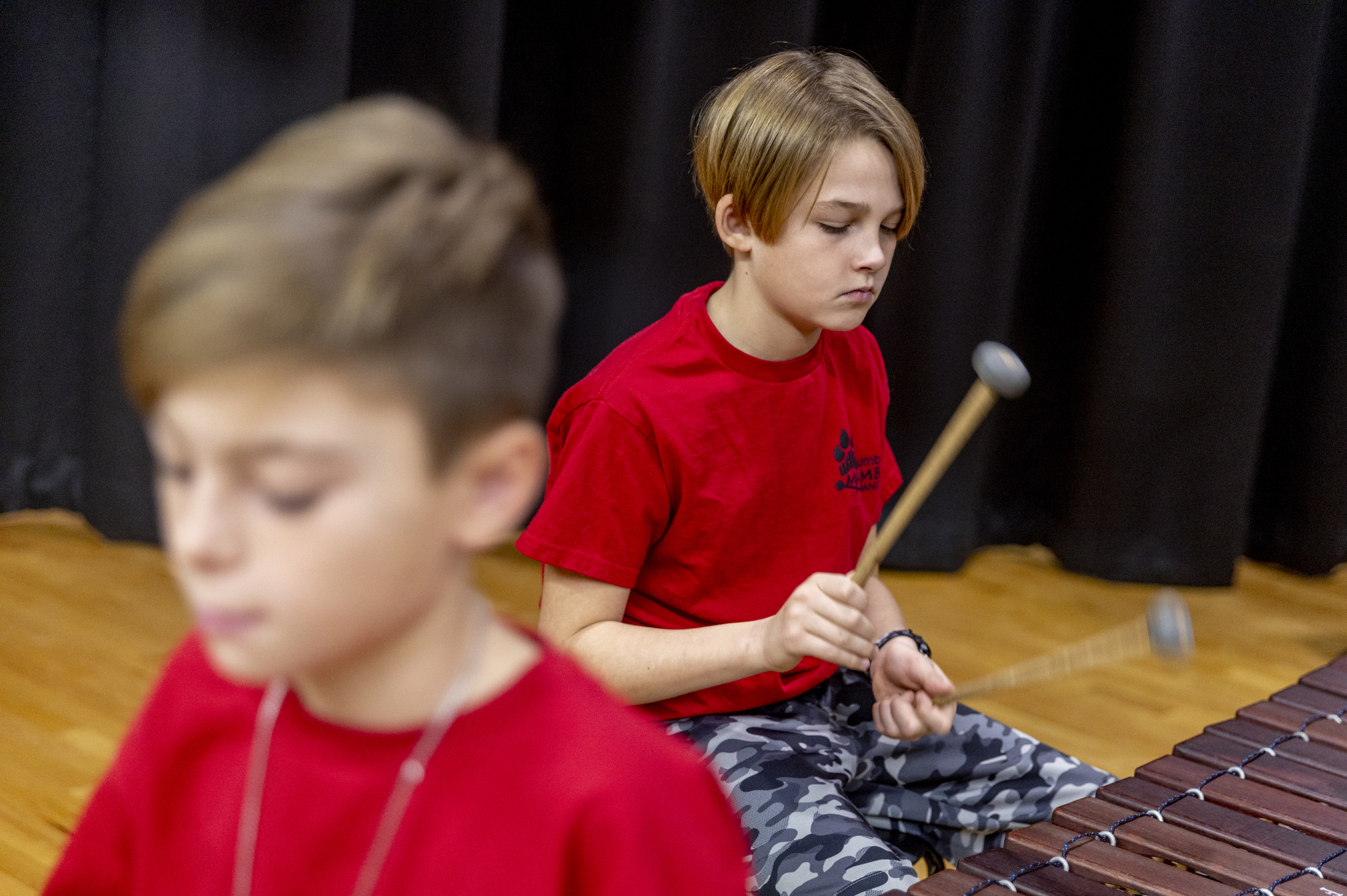 Grand Blanc schools provides unique marimba band class with handmade
