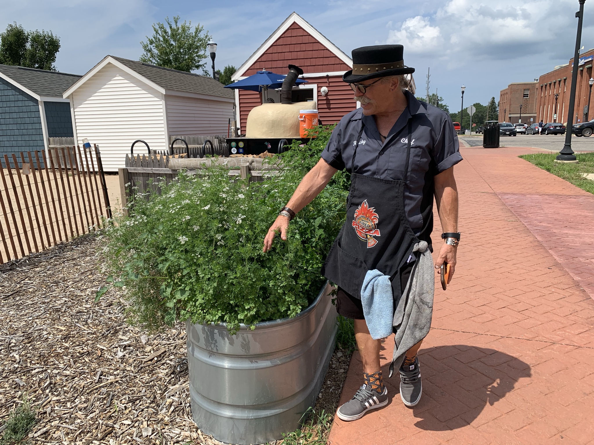 Rolling Stone Wood Fired Pizza Co. in downtown Muskegon