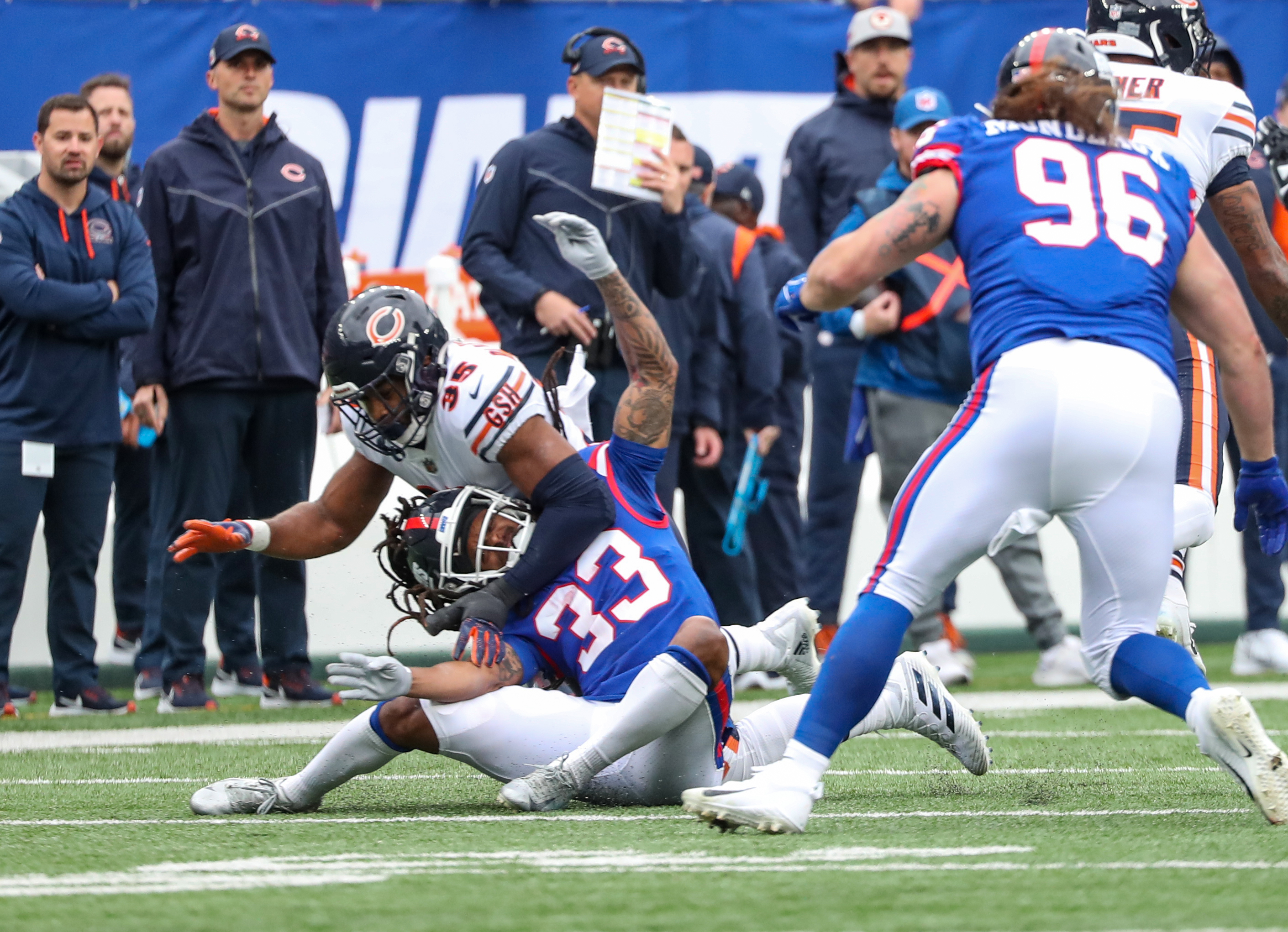 Stock up, down after New York Giants' 20-12 victory over Chicago Bears