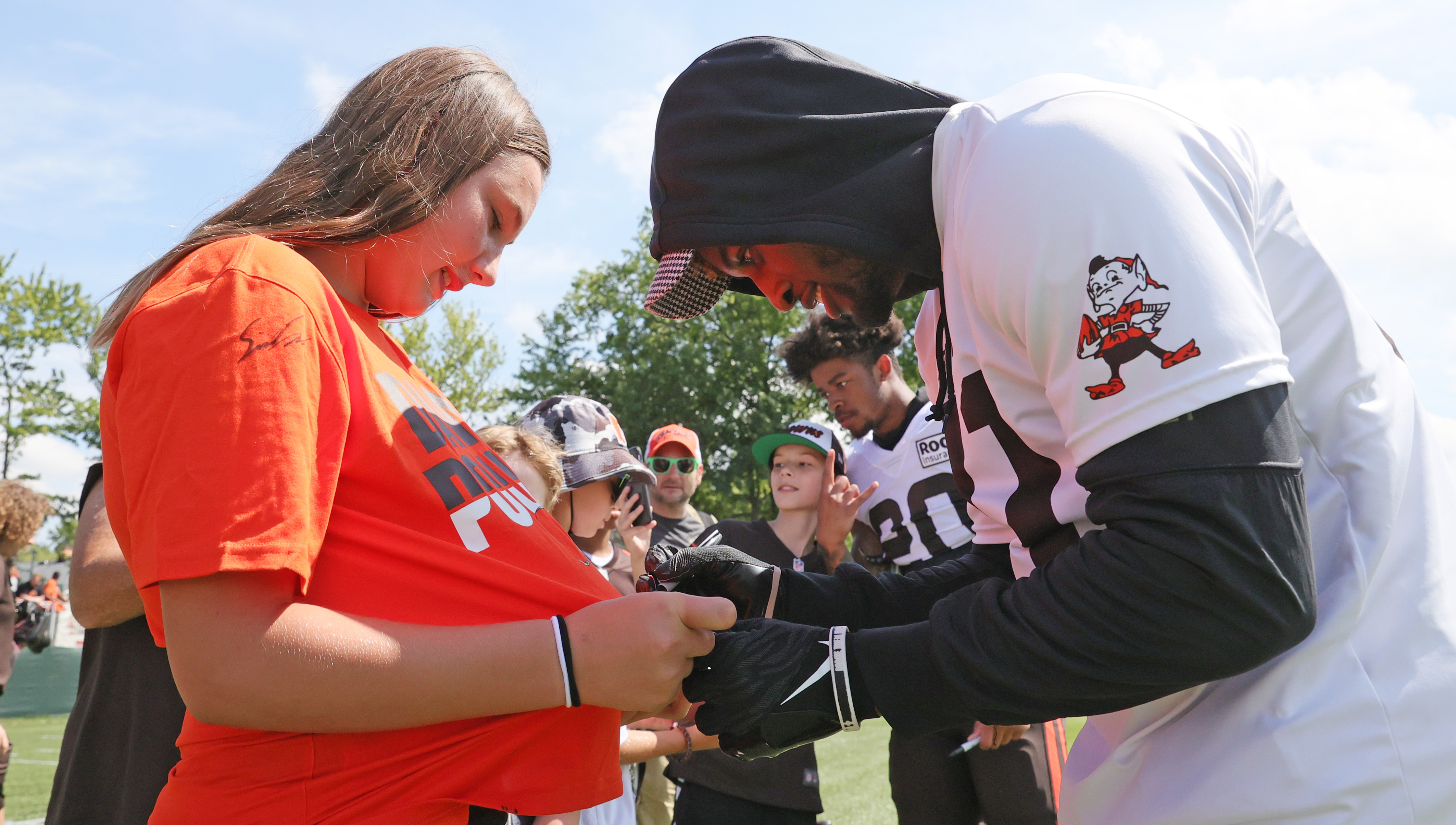 Denzel Ward returns to Cleveland Browns training camp practice