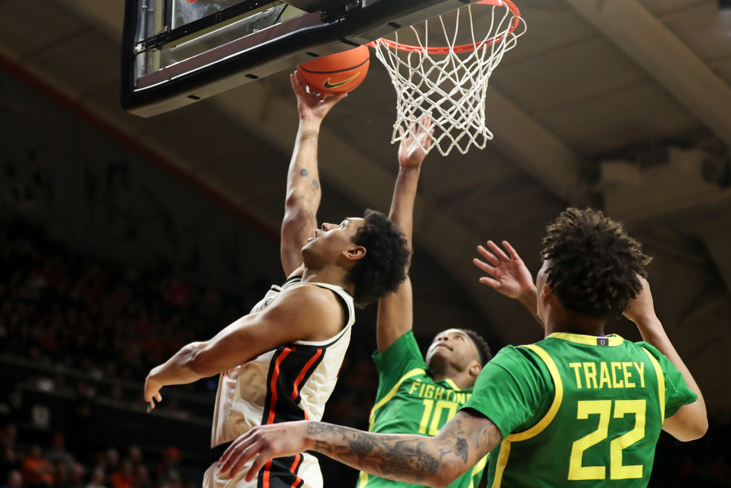 Oregon Vs. Oregon State Men's Basketball, Feb. 17, 2024 - Oregonlive.com