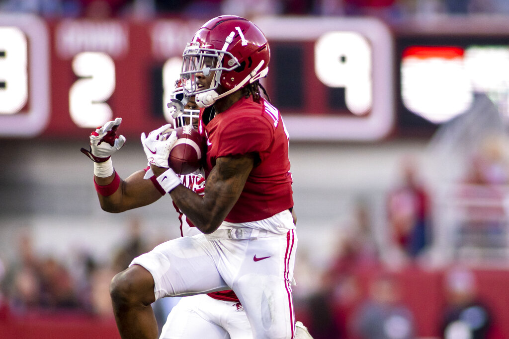 Jameson Williams (knee), Alabama WR, out of national championship game