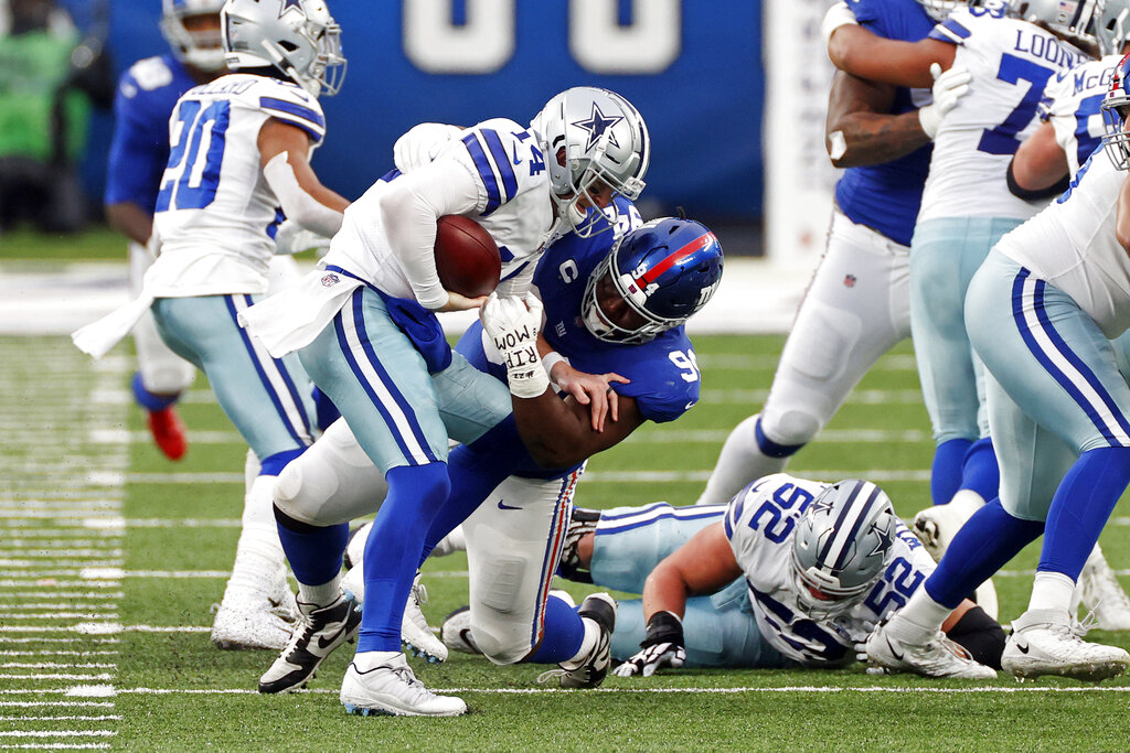 Chicago Bears linebacker Nicholas Morrow (53) runs off the field after an  NFL football game against the New York Giants on Sunday, Oct. 2, 2022, in  East Rutherford, N.J. (AP Photo/Adam Hunger