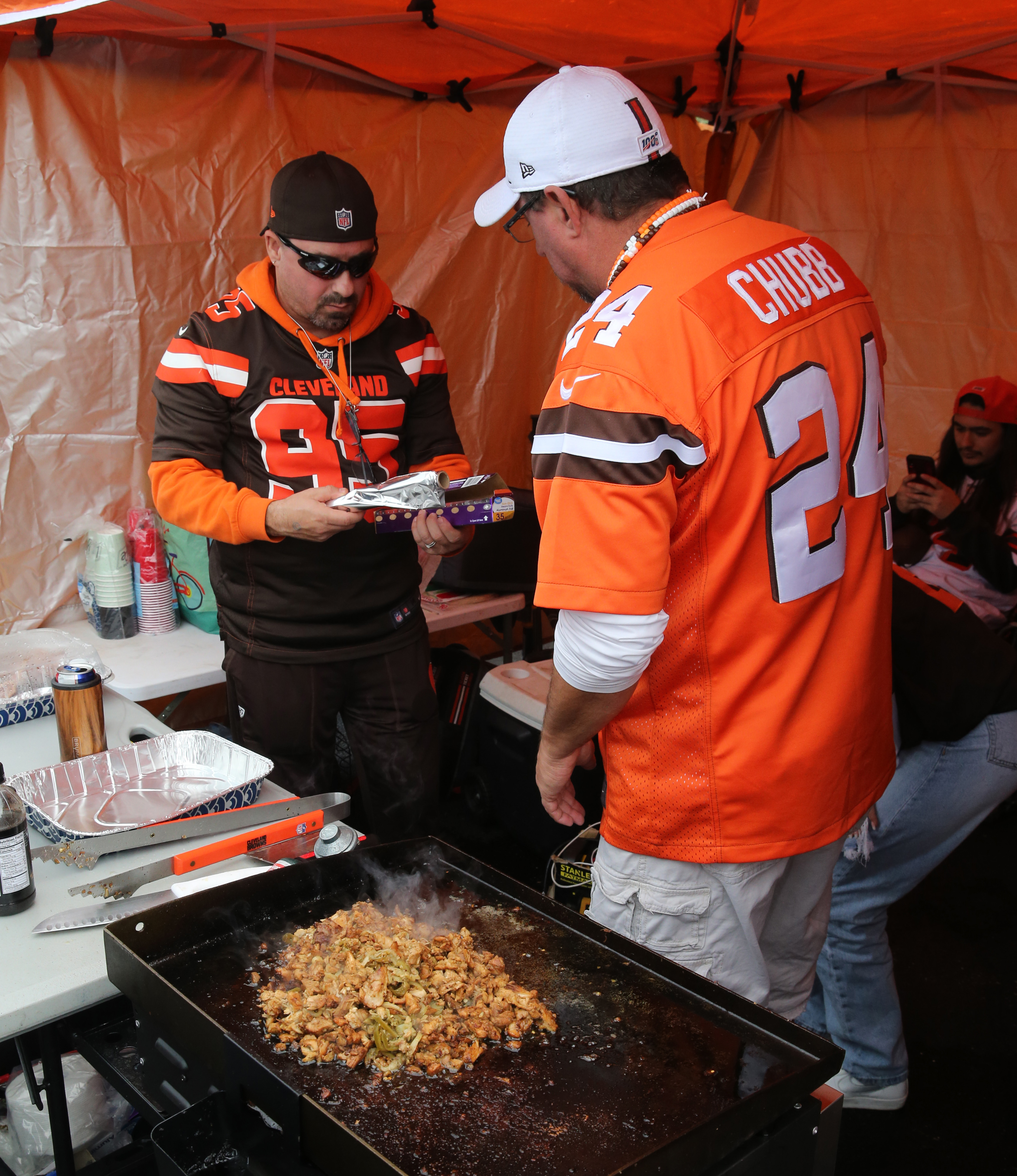 Tailgating at The Pit lot, October 17, 2021 