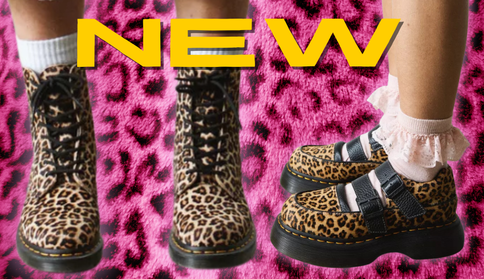 US買付★Dr. Martens 1460 Leopard Leather Lace Up Boots Dr. Martens 1460 Leopard Leather Lace-Up Boot | Urban Outfitters