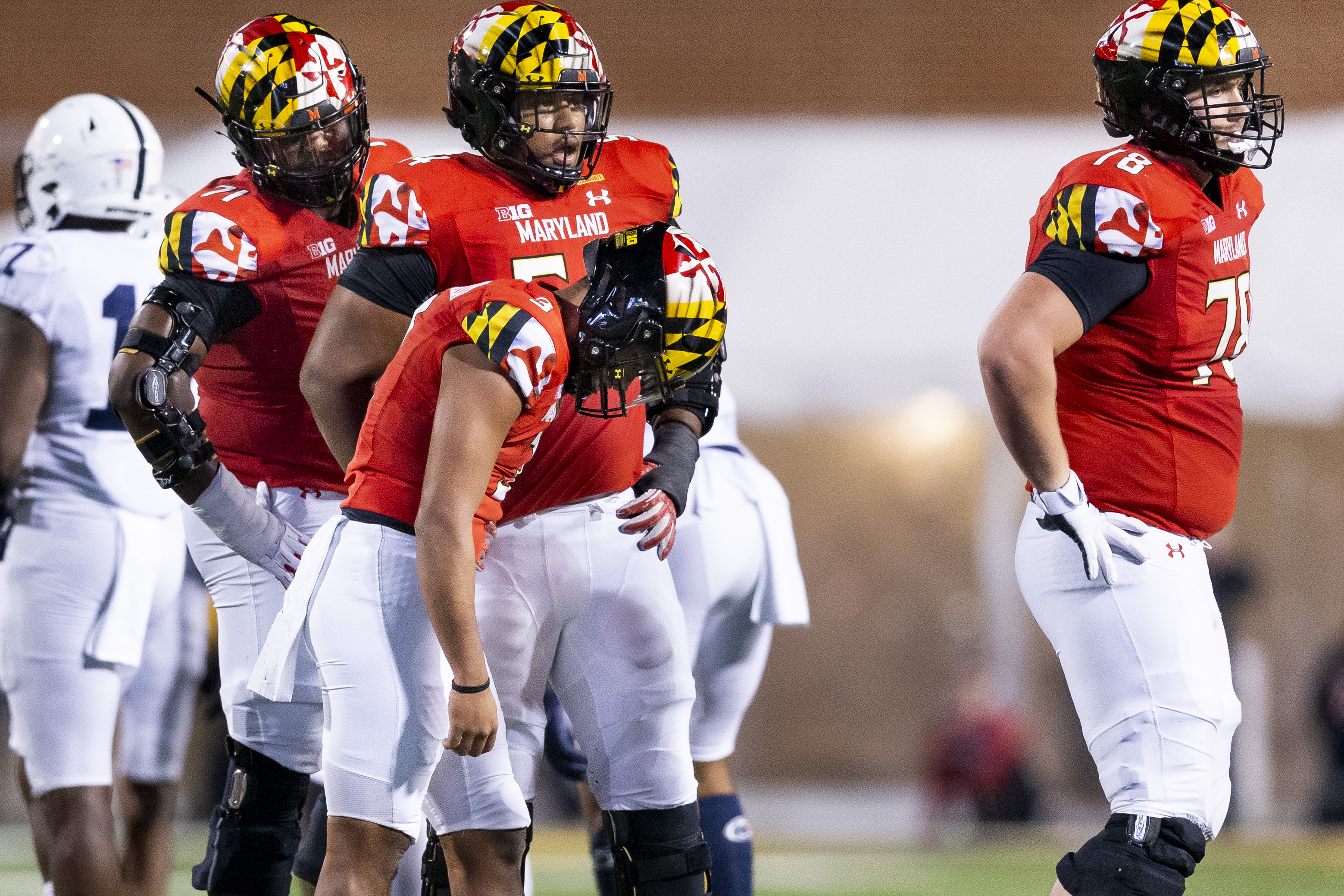 Maryland quarterback Taulia Tagovailoa is dejected after an incomplete pass during the fourth quarter on Nov. 6, 2021. Joe Hermitt | jhermitt@pennlive.com