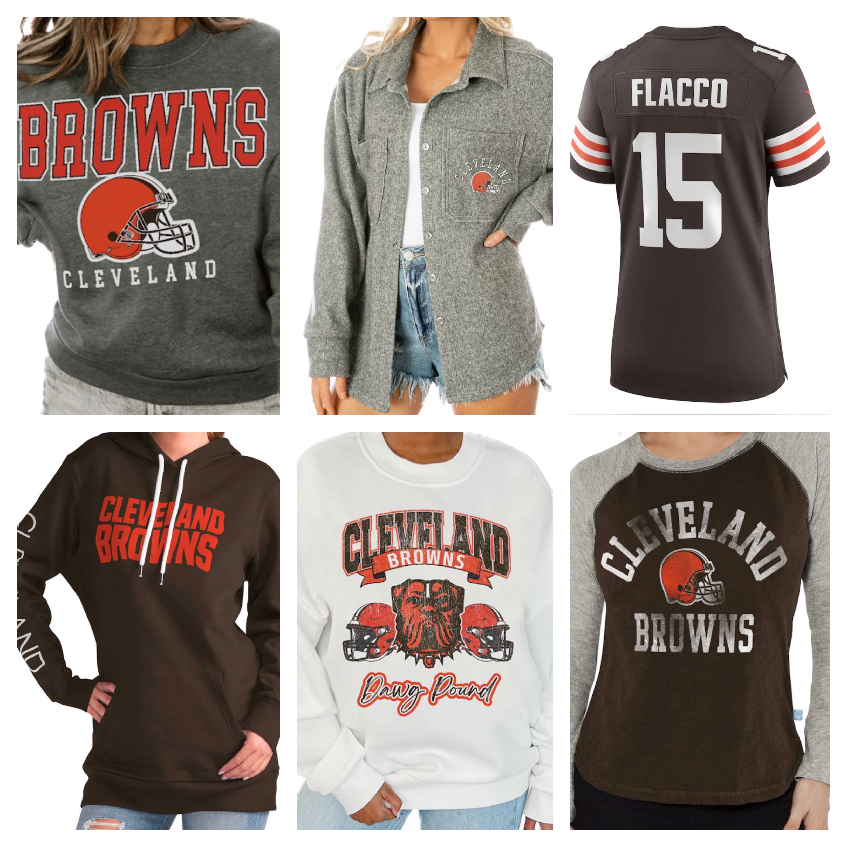 Top-rated Cleveland Browns women's apparel to rock during NFL