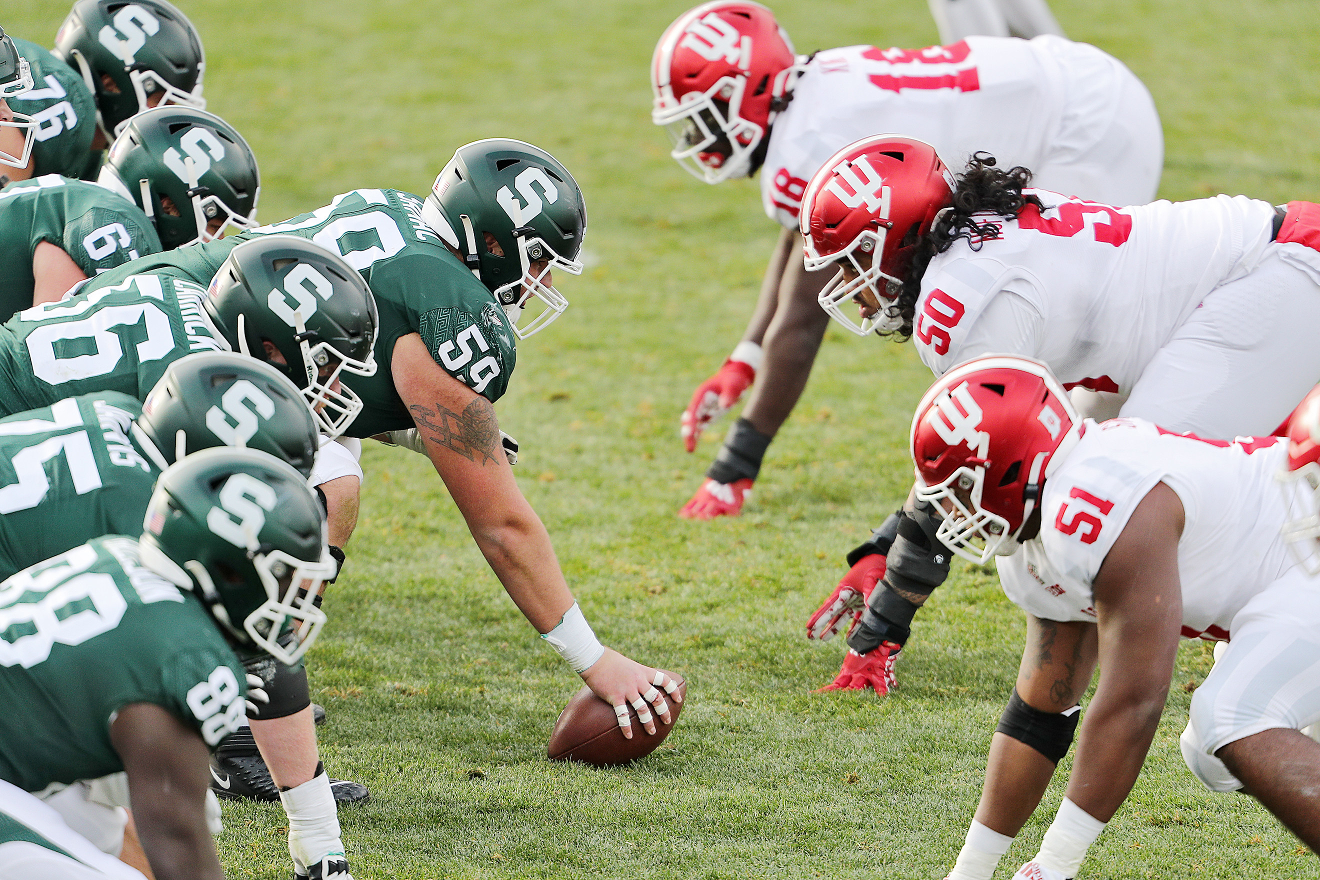 College football Michigan State vs. Indiana November 14, 2020