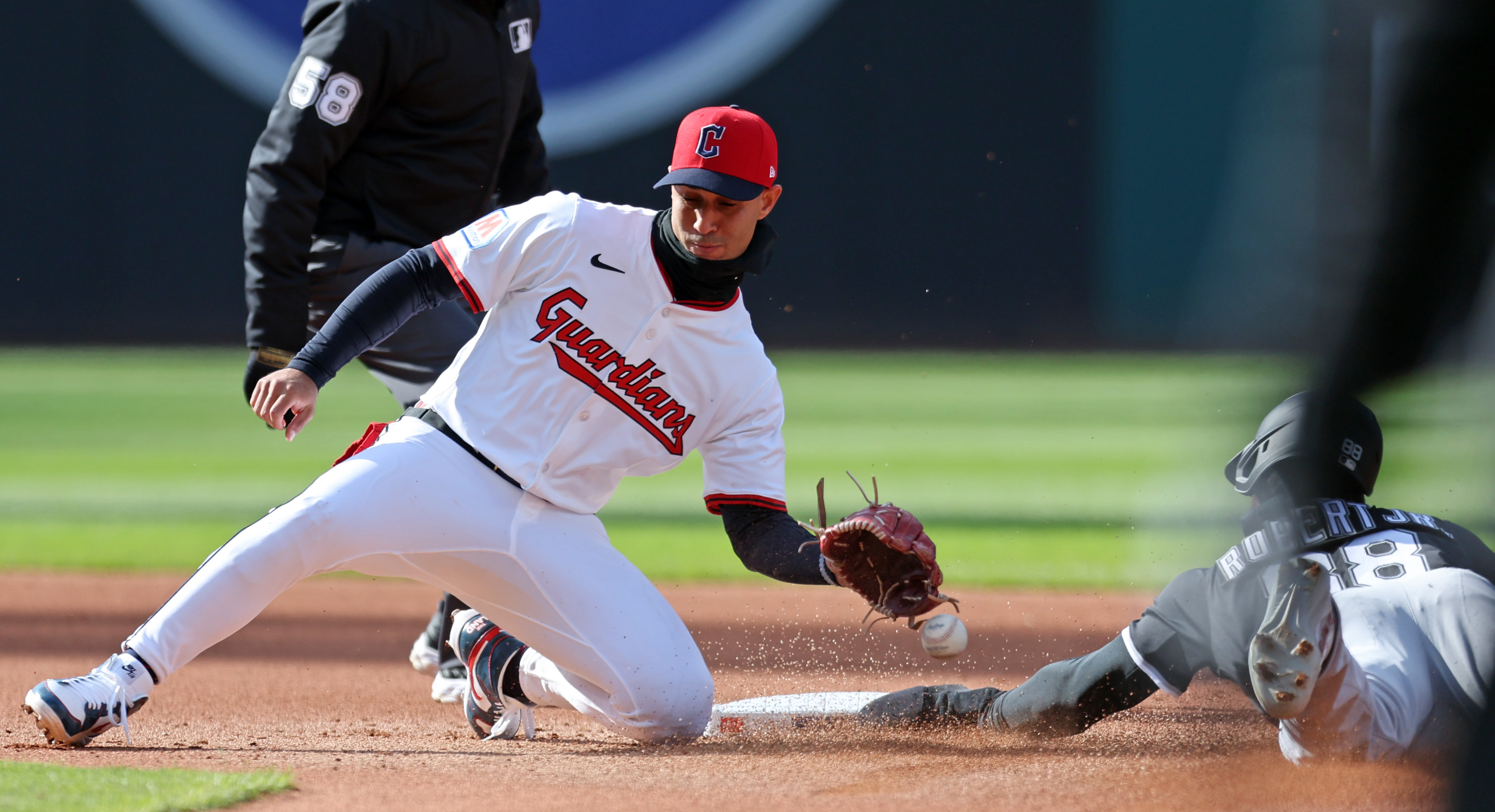 Cleveland Guardians vs. Chicago White Sox on their home opener, April 8 ...