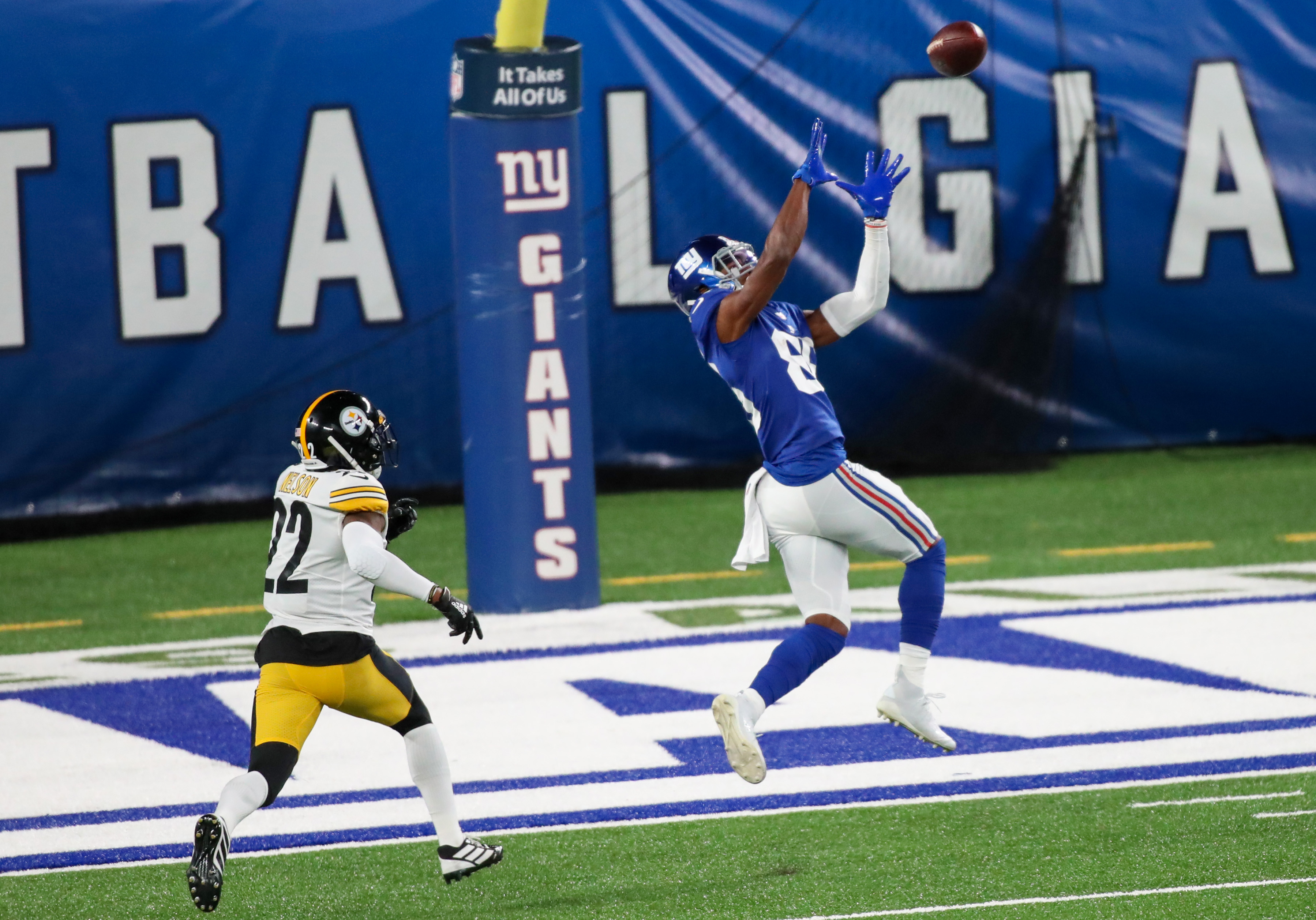 NY Giants lose season opener, 26-16, to Pittsburgh Steelers in empty  MetLife Stadium 