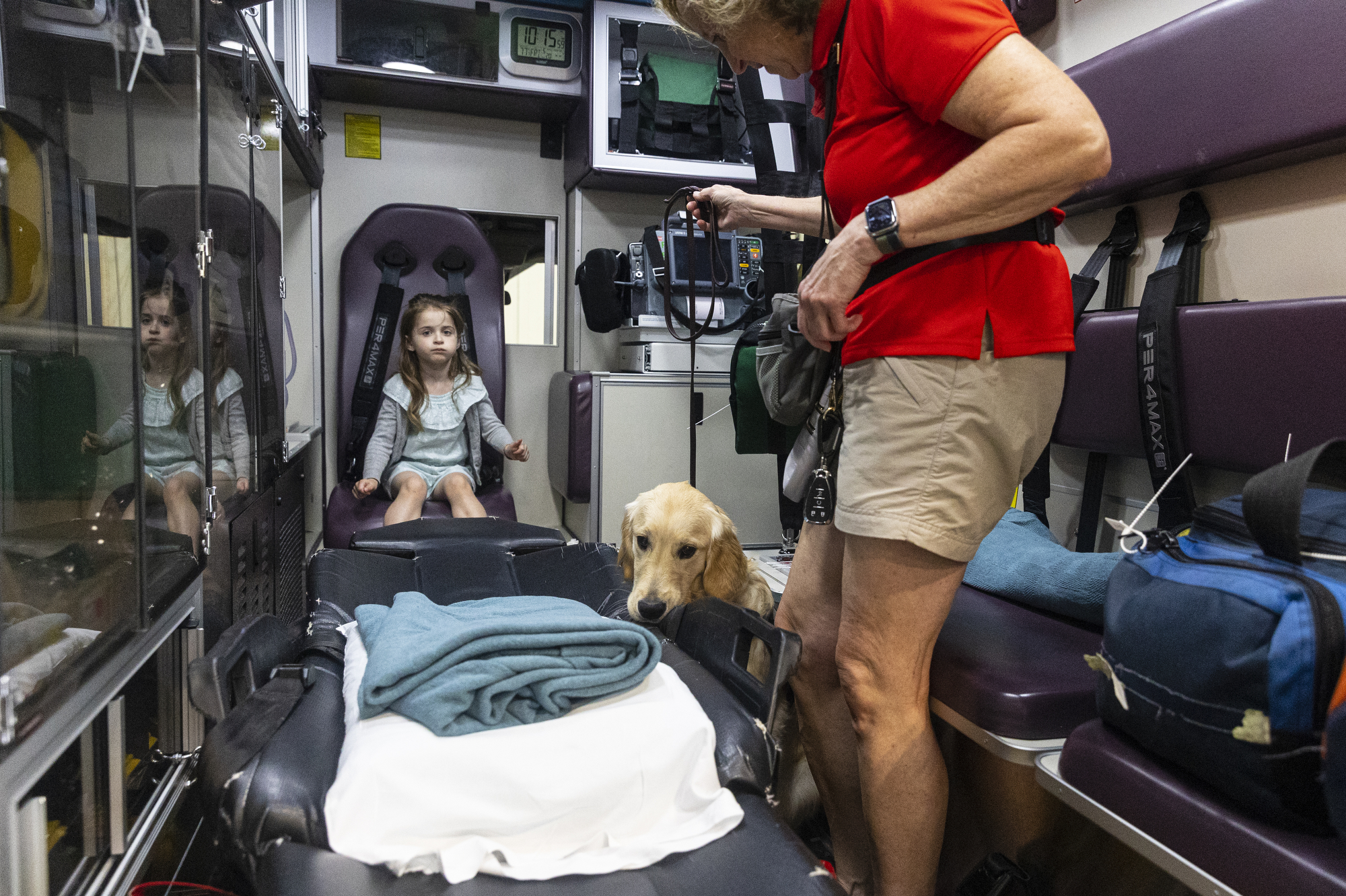 PAWS puppies get acclimated with ambulances - mlive.com