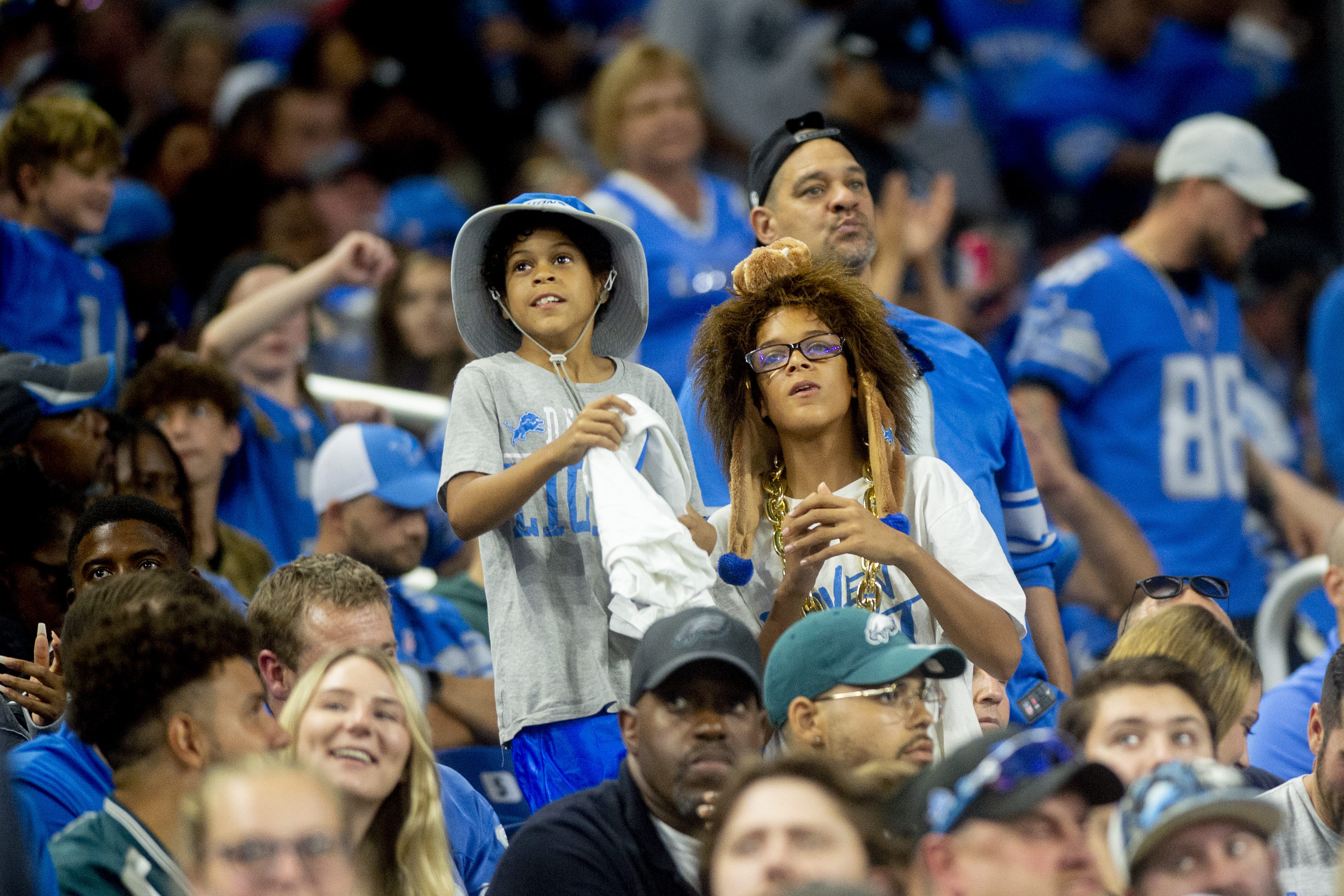 Detroit Lions fans fill Ford Field in season-opener against Philadelphia  Eagles 