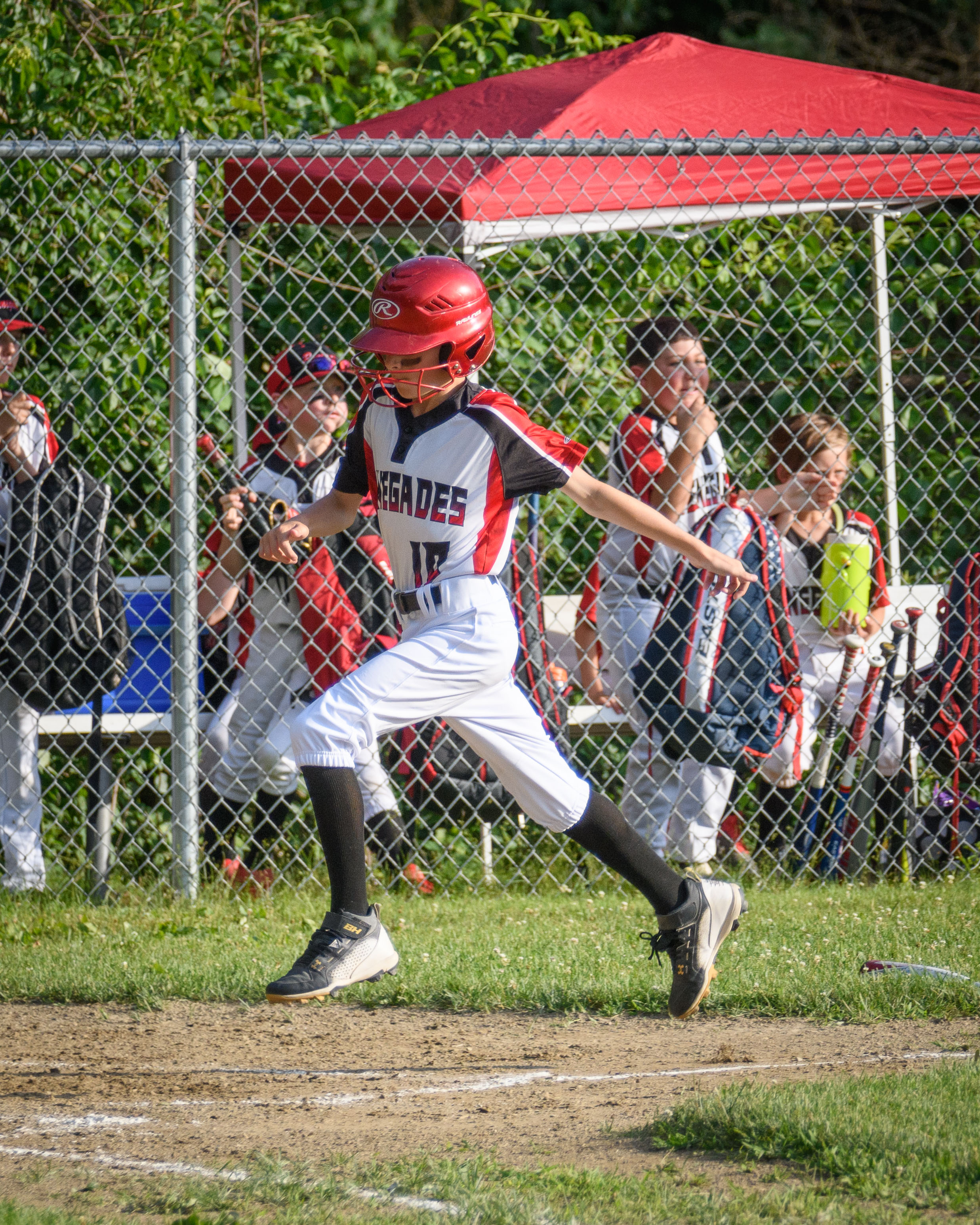 Batter's Box Renegades vs Agawam Dirt Dogs baseball JLS Willie Mays