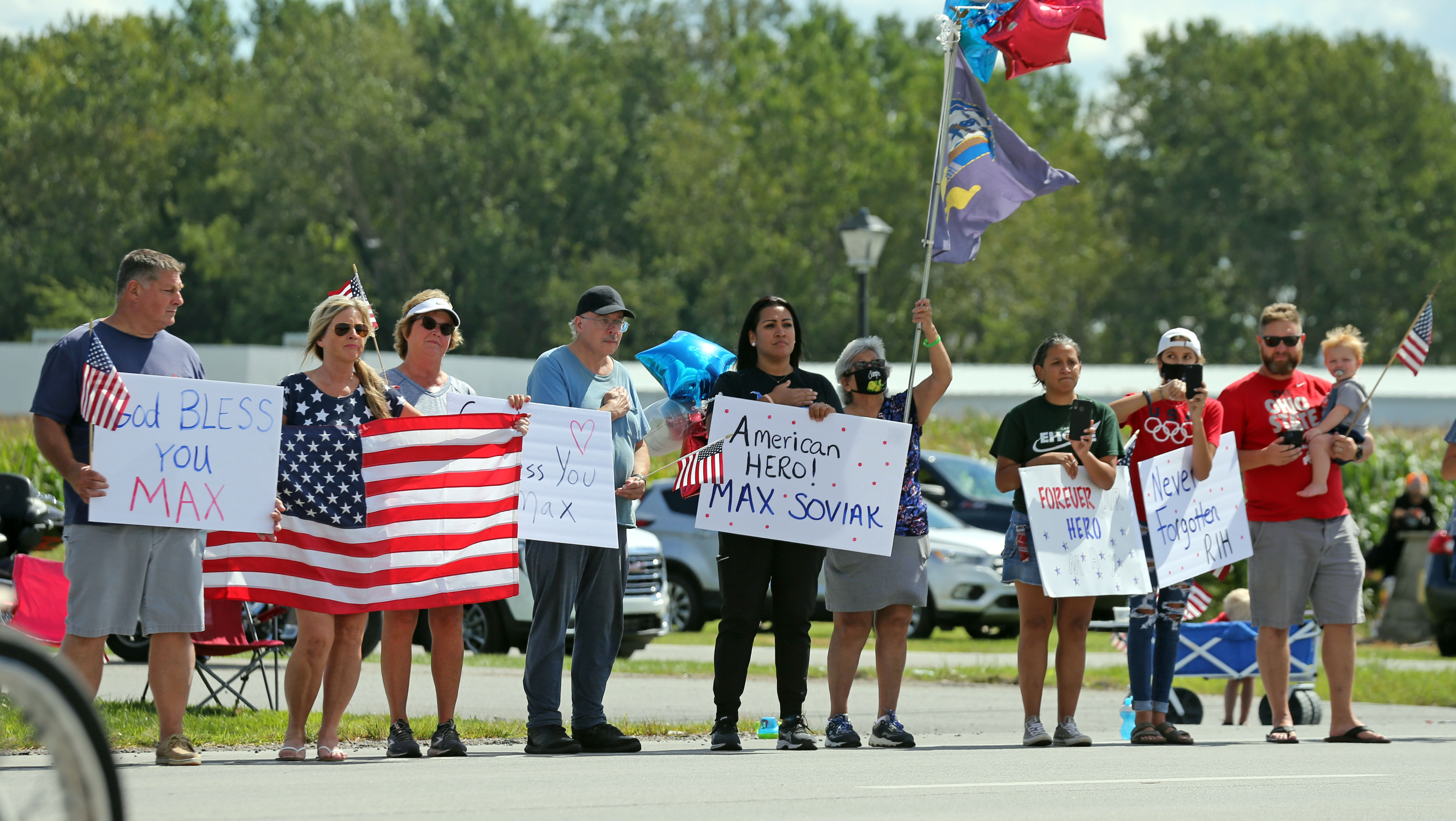 Public procession for Maxton Soviak, September 8, 2021 - cleveland.com