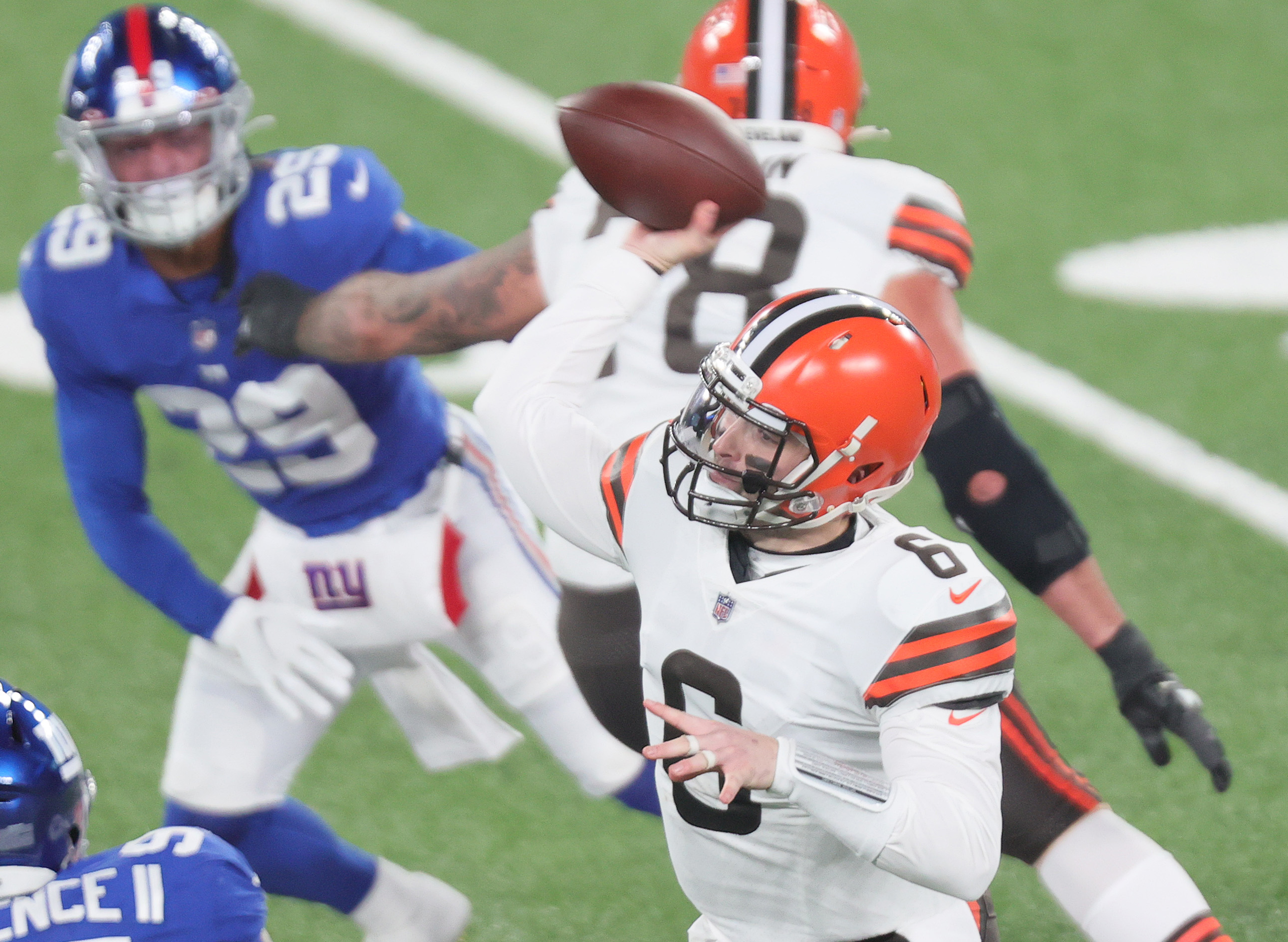 Cleveland Browns 20-6 New York Giants: Baker Mayfield throws two TDs as  Browns ease to victory, NFL News