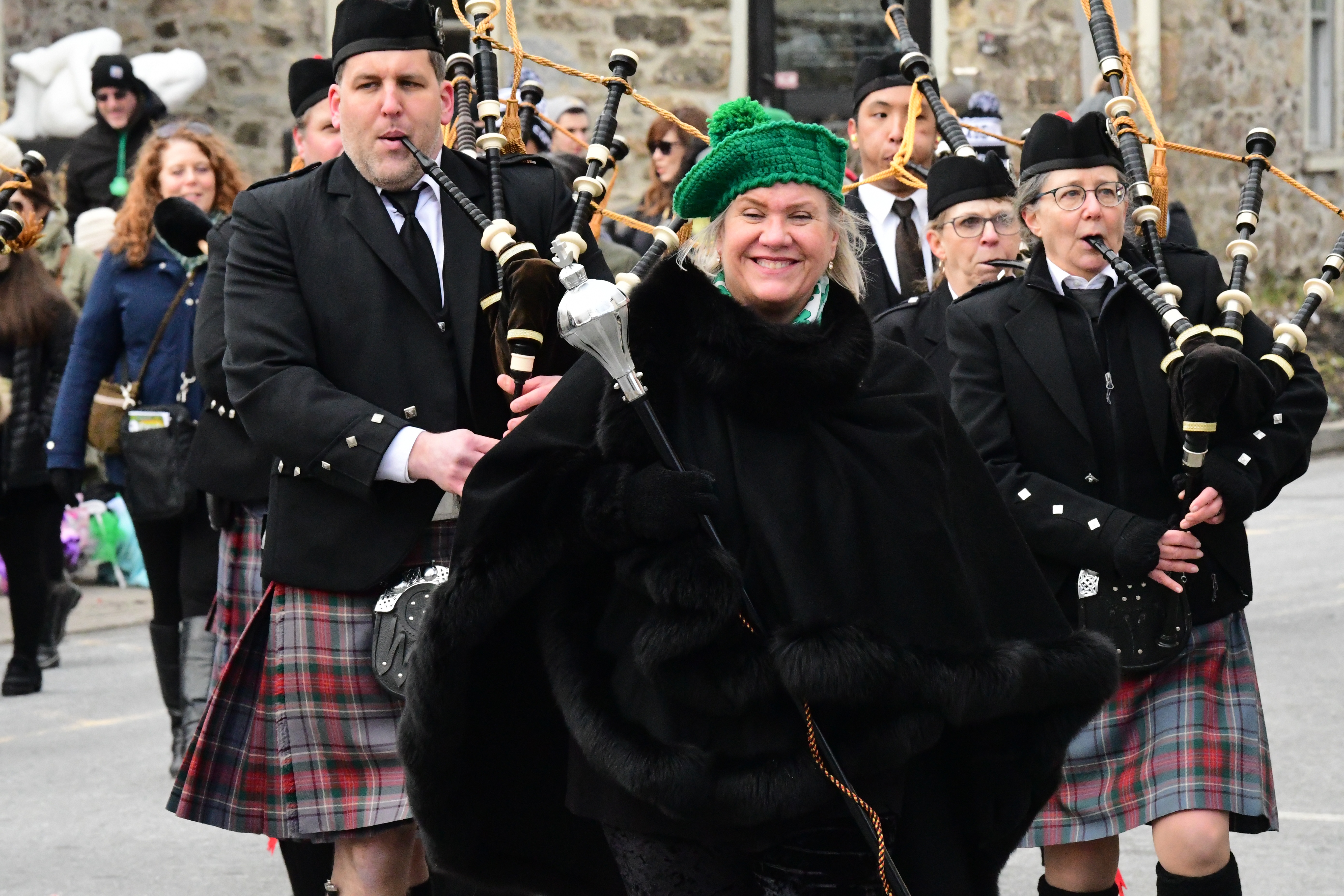 The 2022 St Patrick's Day Parade hosted by the Friendly Sons of St Patrick Hunterdon County took place in Clinton on March 13 , 2022

St. Ann's of Hampton Pipes & Drums