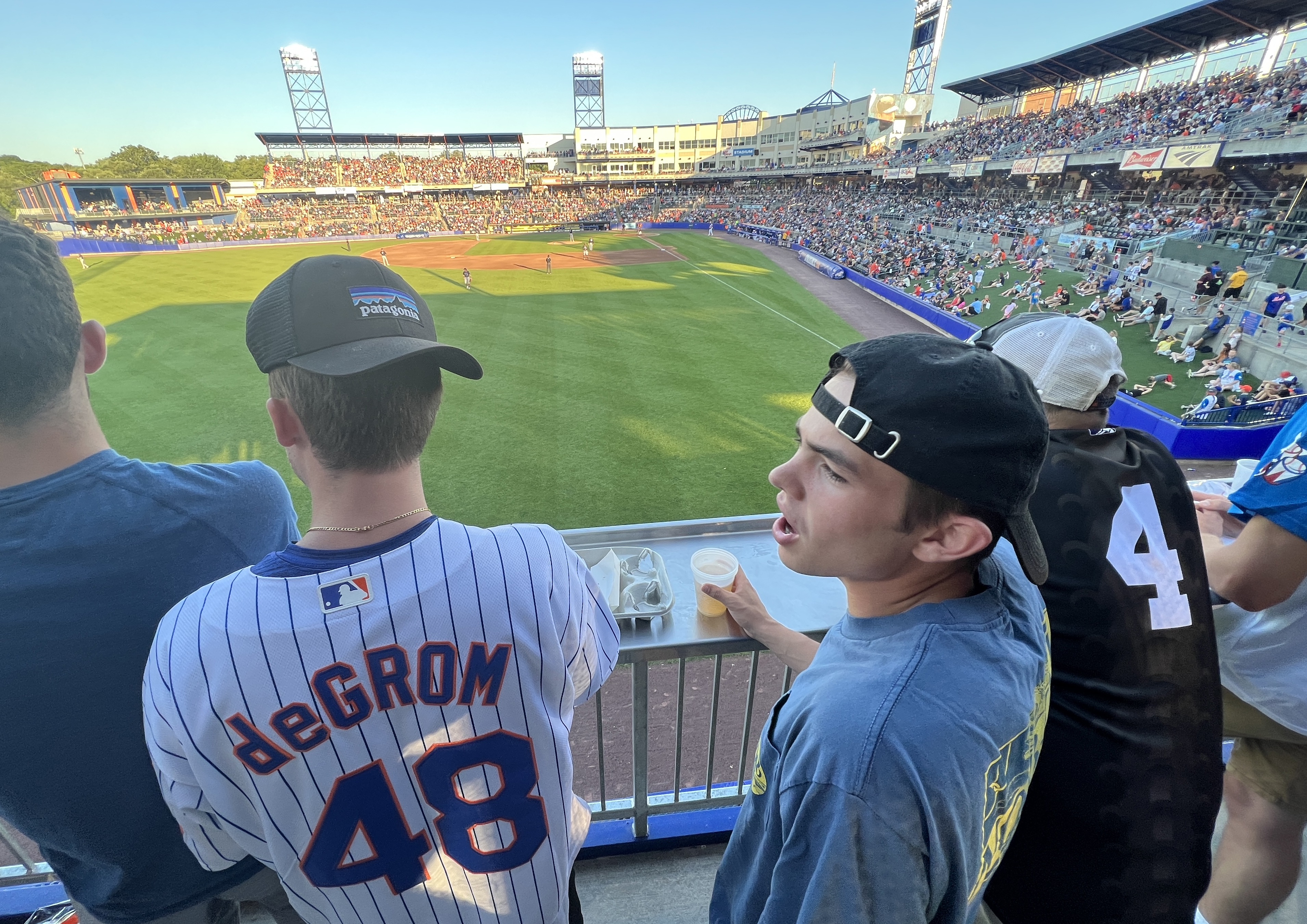 NBT Bank Stadium in Syracuse. Mets - AAA. Tried to do the NY