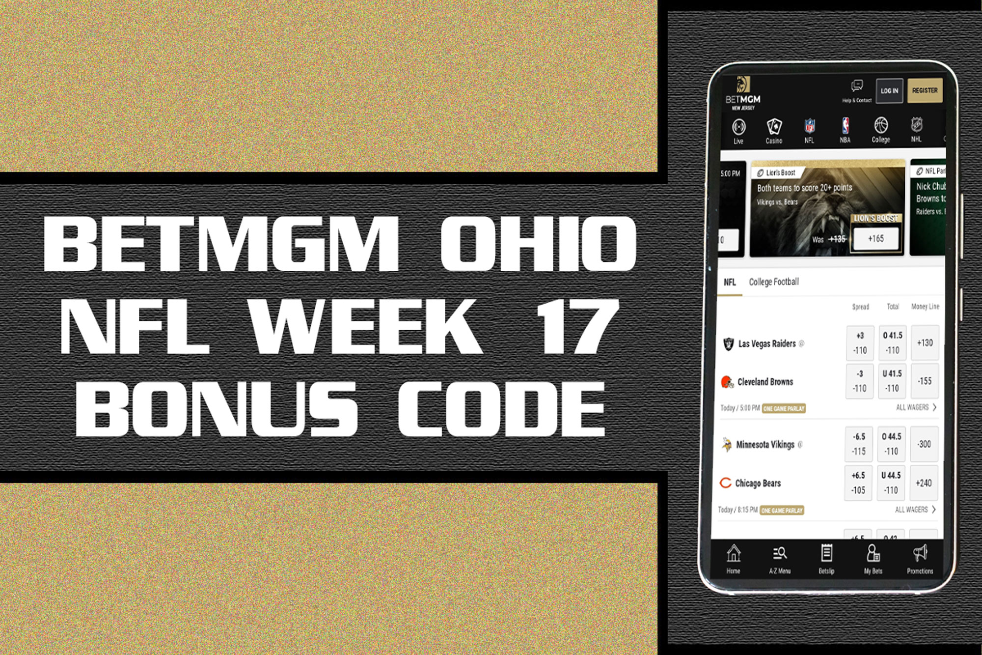 BetMGM Ohio turns $10 NFL bet into $200 bonus bets with touchdown 