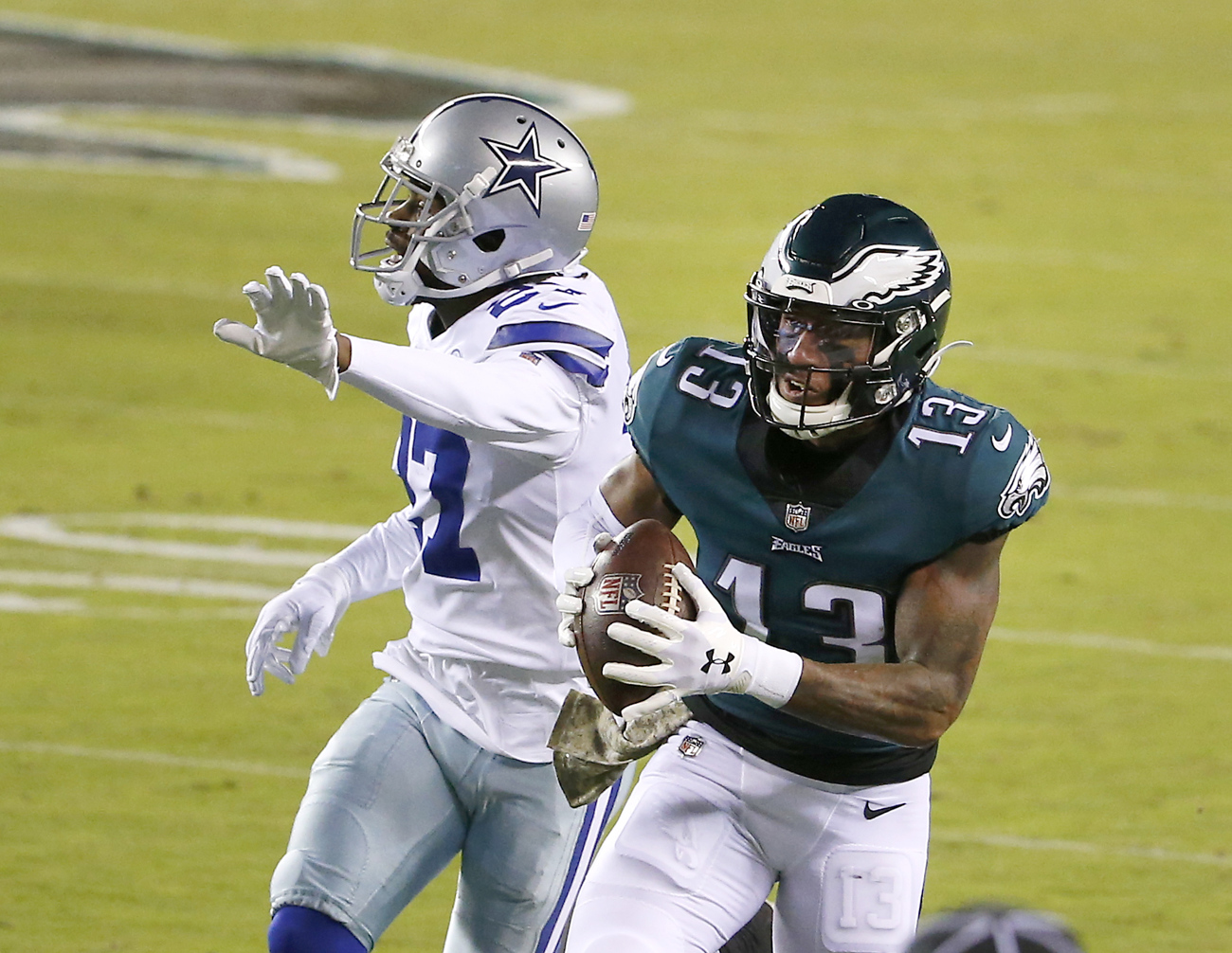 Golden Tate makes Philadelphia Eagles debut with modest results in loss to  Dallas Cowboys 