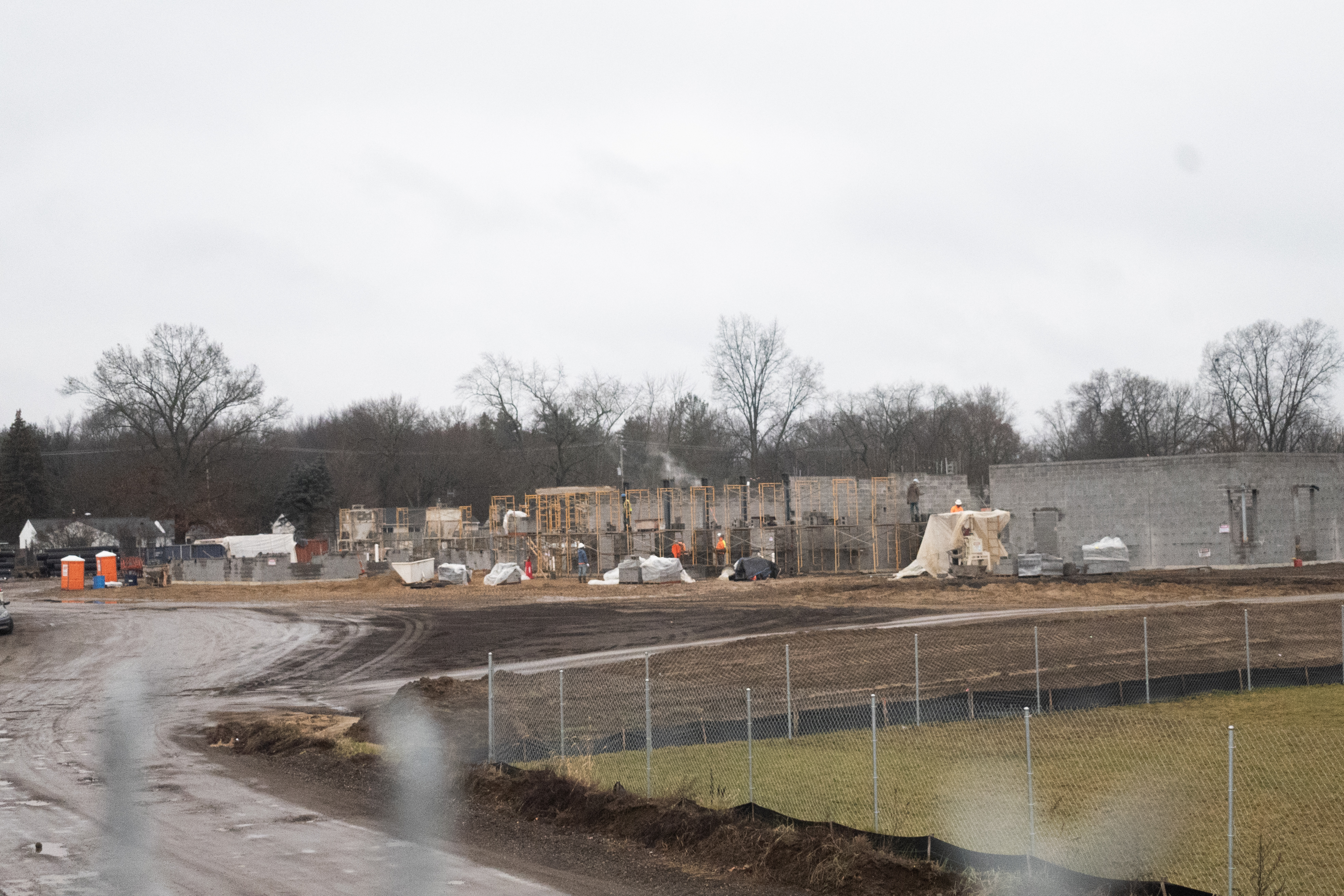 Construction work is ongoing on two elementary schools in Portage ...