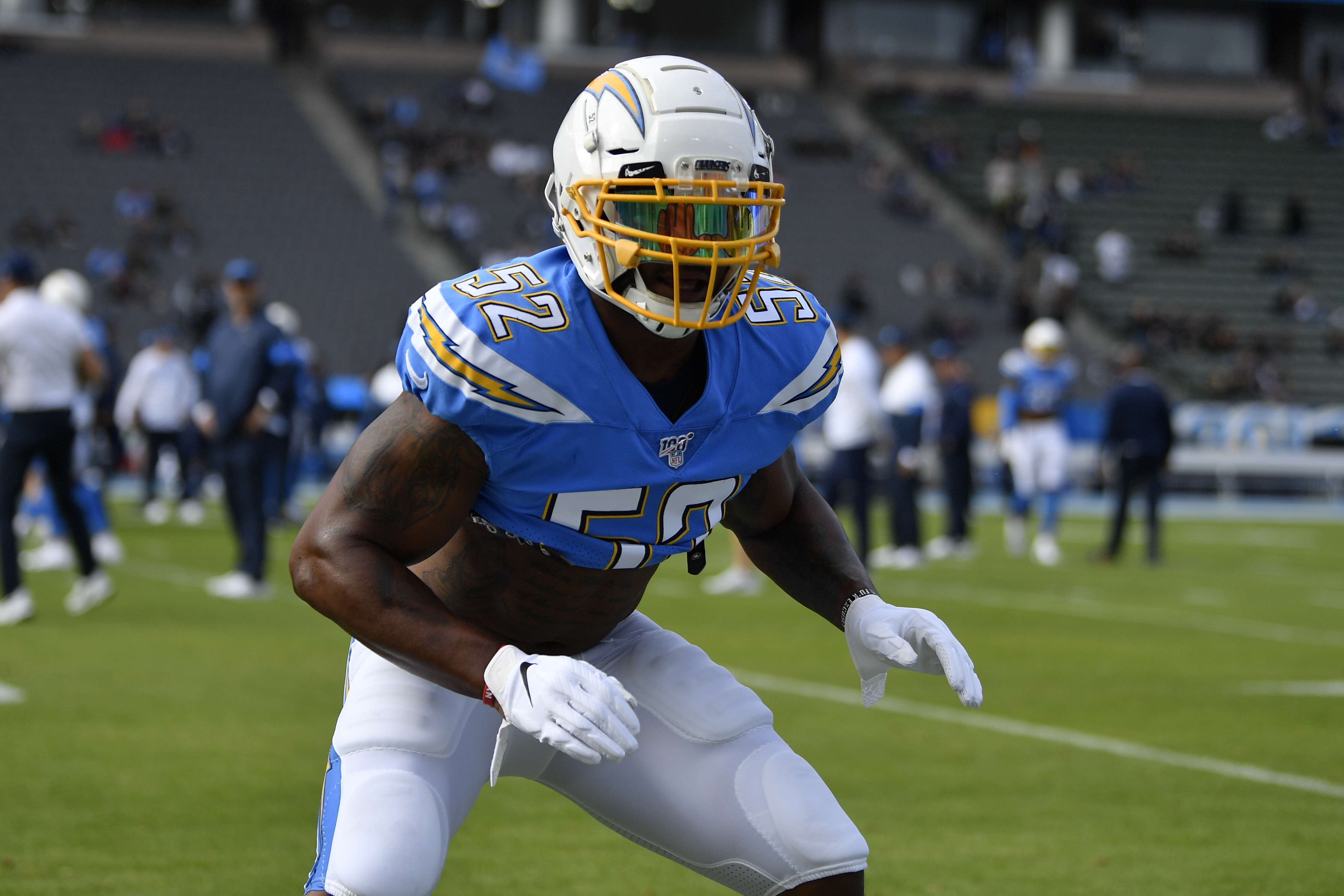 Los Angeles Chargers vs. Seattle Seahawks: Denzel Perryman carted off