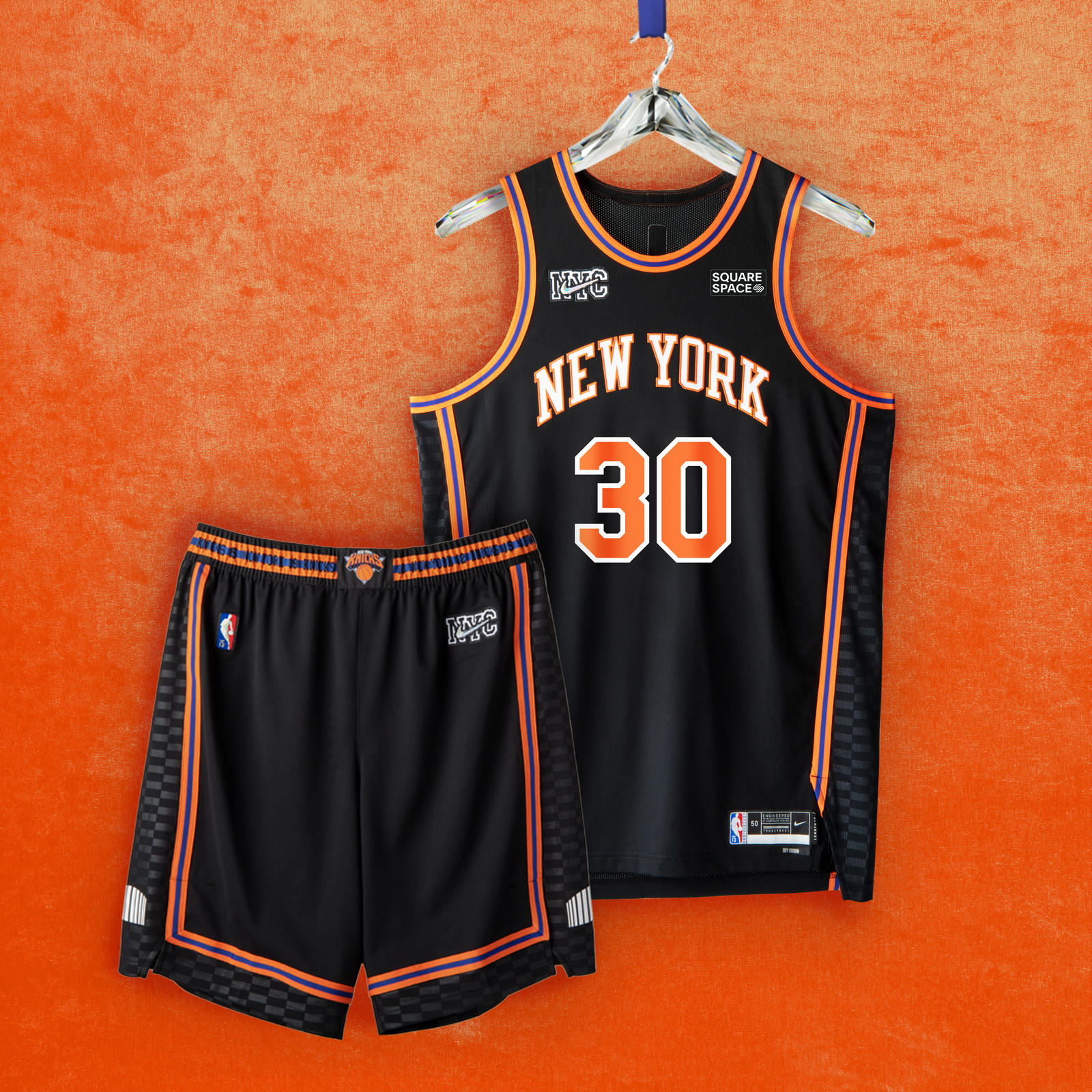 New York Knicks 30 julius randle black city limited edition basketball  jersey 2021