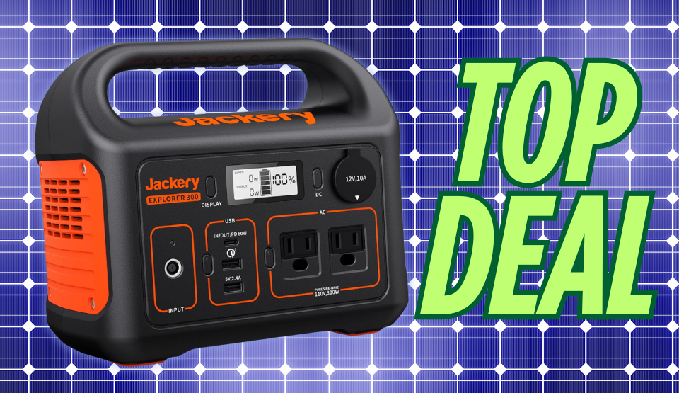 Amazon cut $90 off the Jackery Explorer 300 portable power station