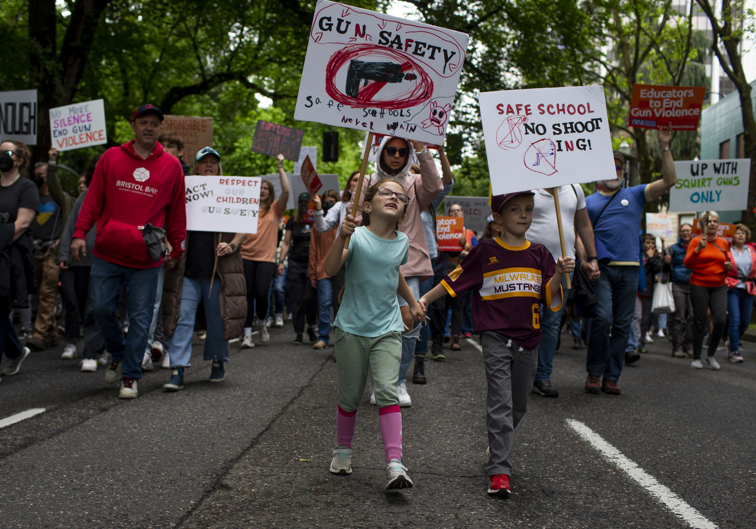 Gun Protest Signs