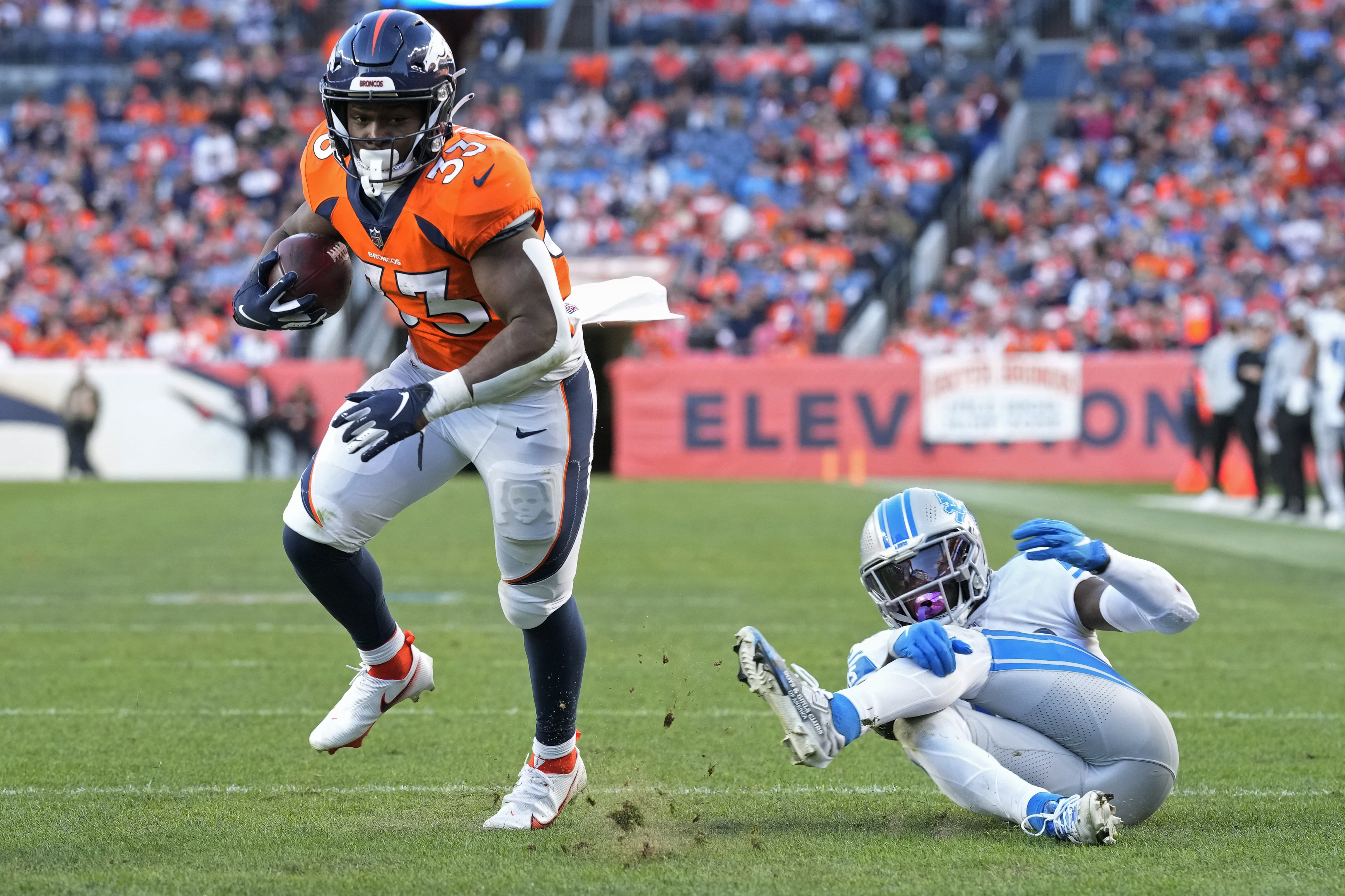 Detroit Lions decline delay of game penalty as Broncos honor deceased Demaryius  Thomas - AS USA