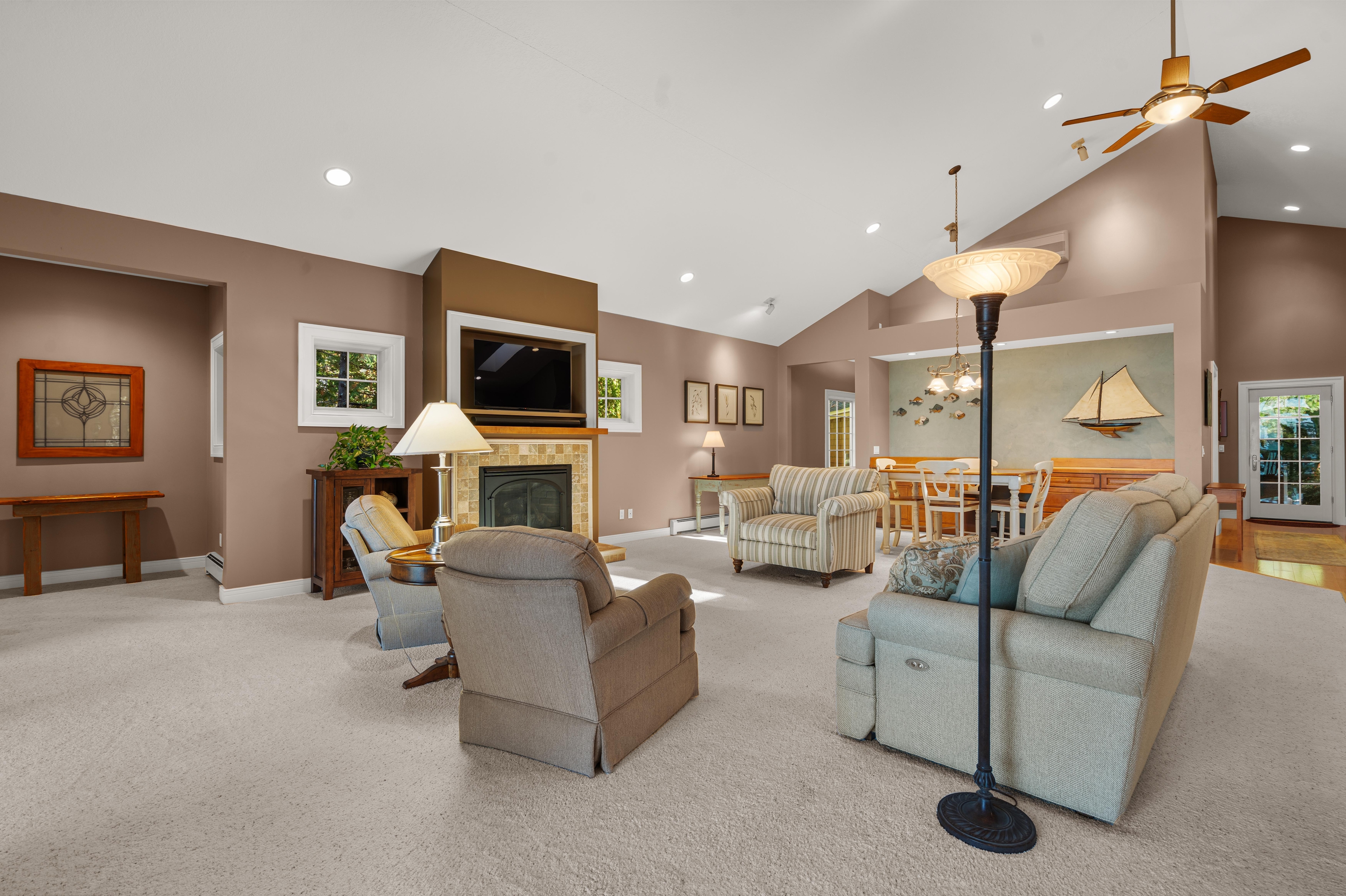 Interior photographs of 4093 Lake Shore Drive in Charlevoix, this gem is listed at $2,099,900 through Berkshire Hathaway HomeServices Michigan Real Estate – Traverse City and The Crane Group with associate broker Johnny Crane and his brother, co-listing agent Matt Crane.