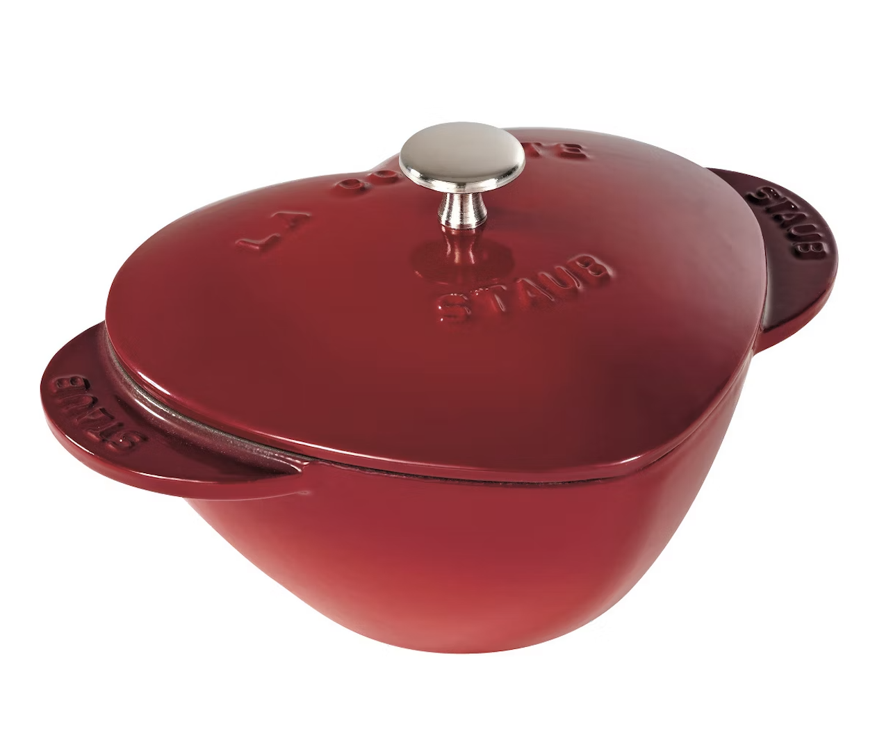 STAUB ハートココット Heart Cocotte 20cm Cherry Target drops a rare deal on Staub's heart-shaped cocotte - al.com