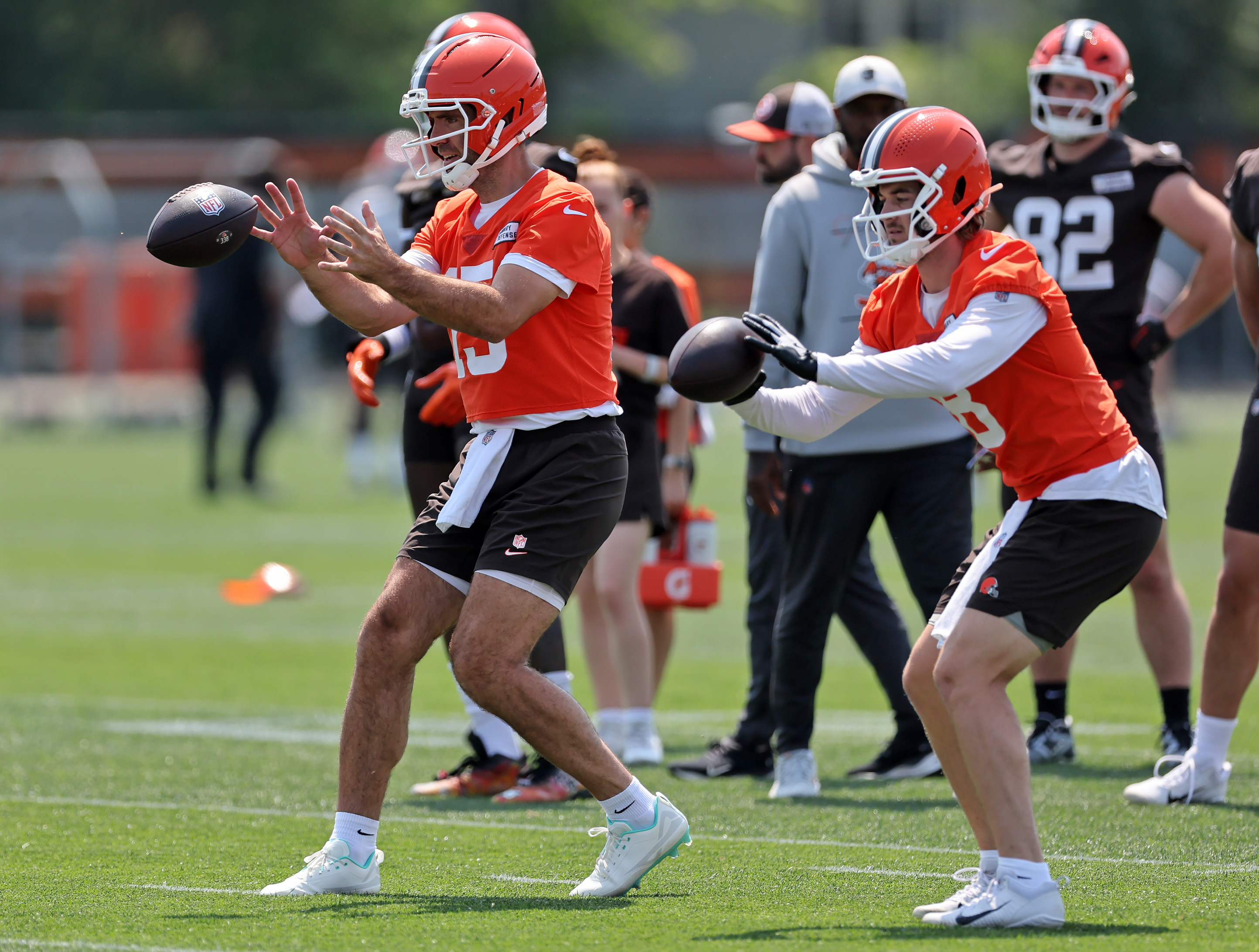 Scenes from Cleveland Browns mandatory minicamp Wednesday, June 11, 2025 in Berea