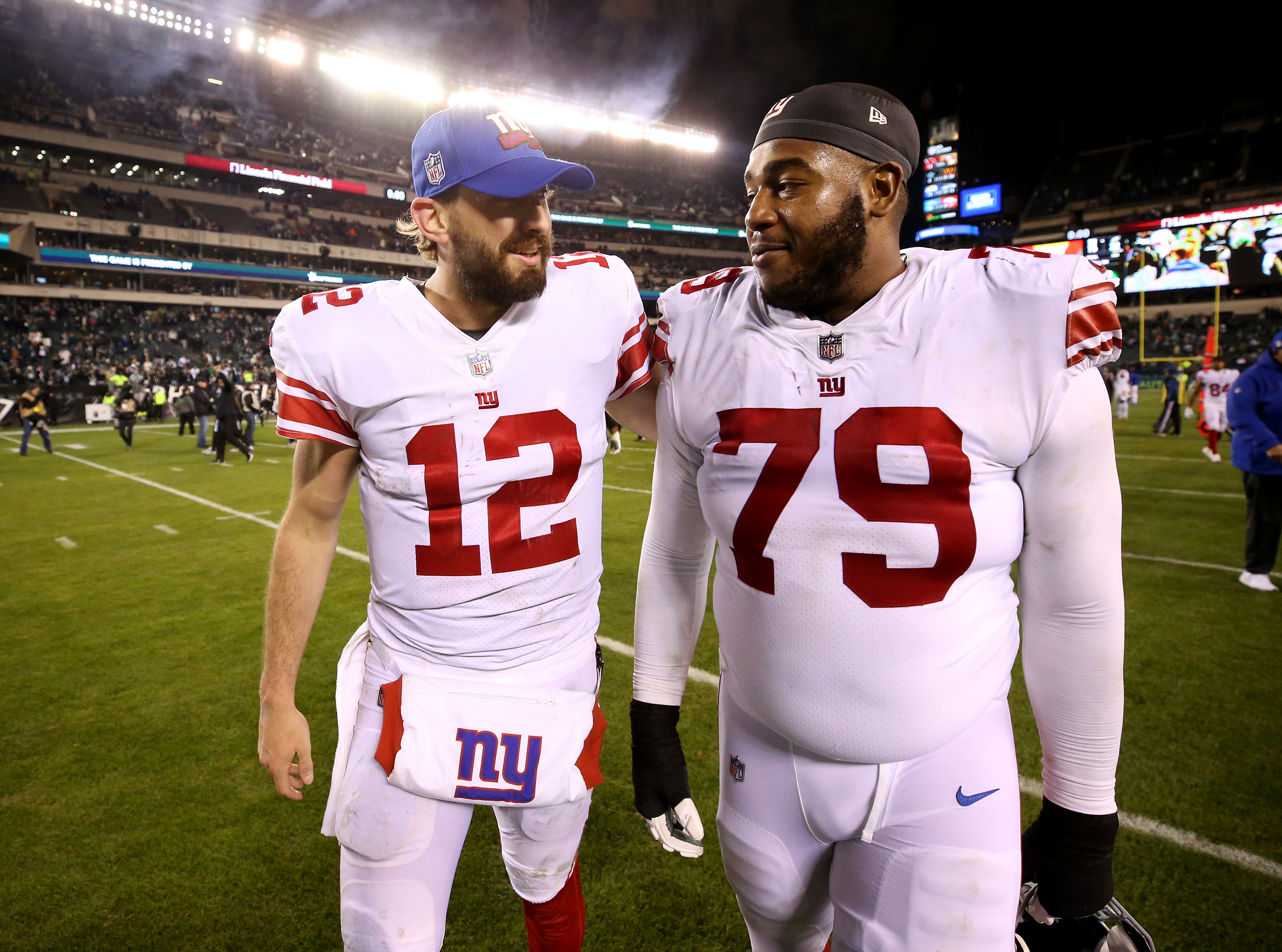 New York Giants' Tyre Phillips during the NFL International match