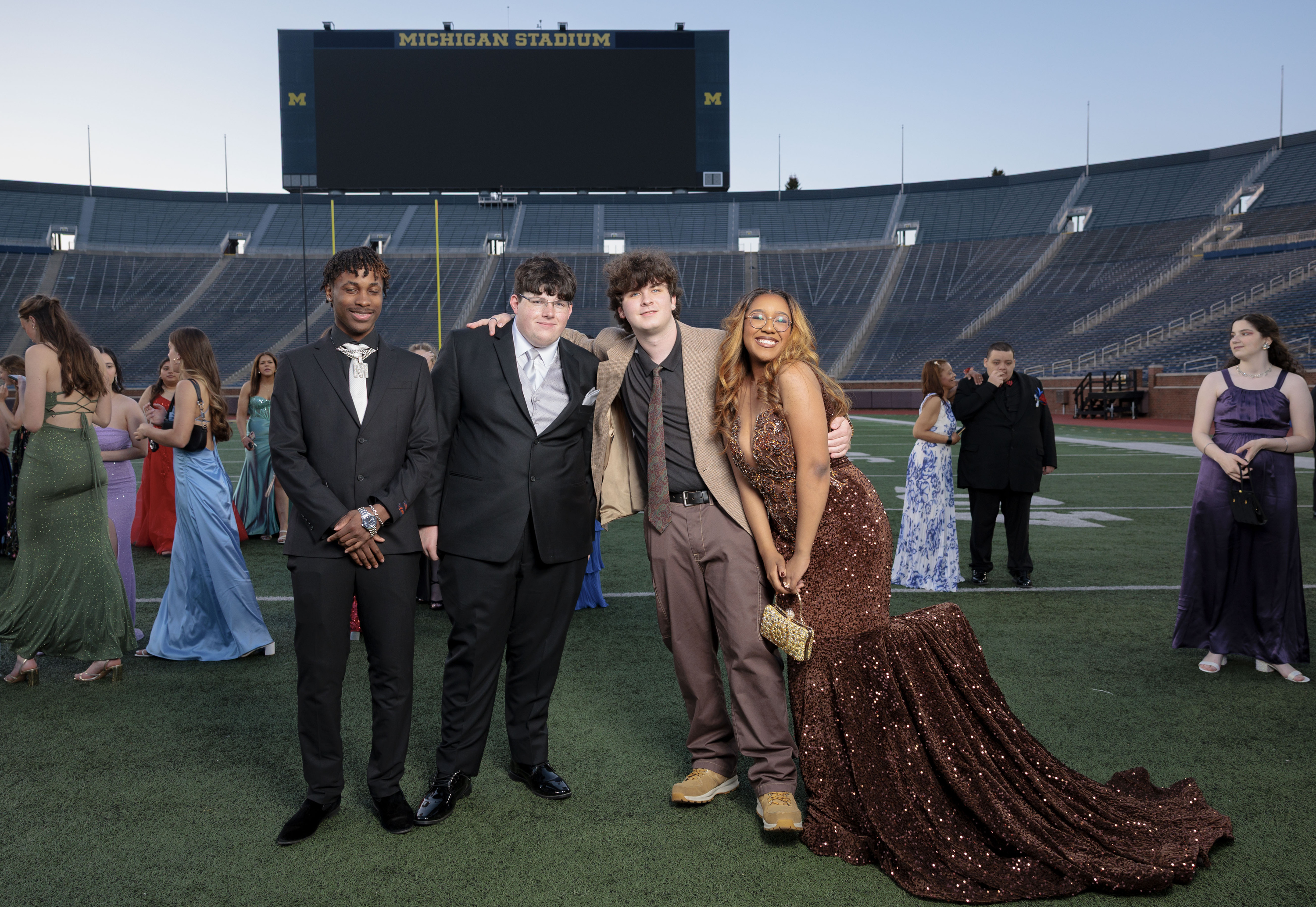Ann Arbor Skyline celebrates 2026 prom at Michigan Stadium - mlive.com