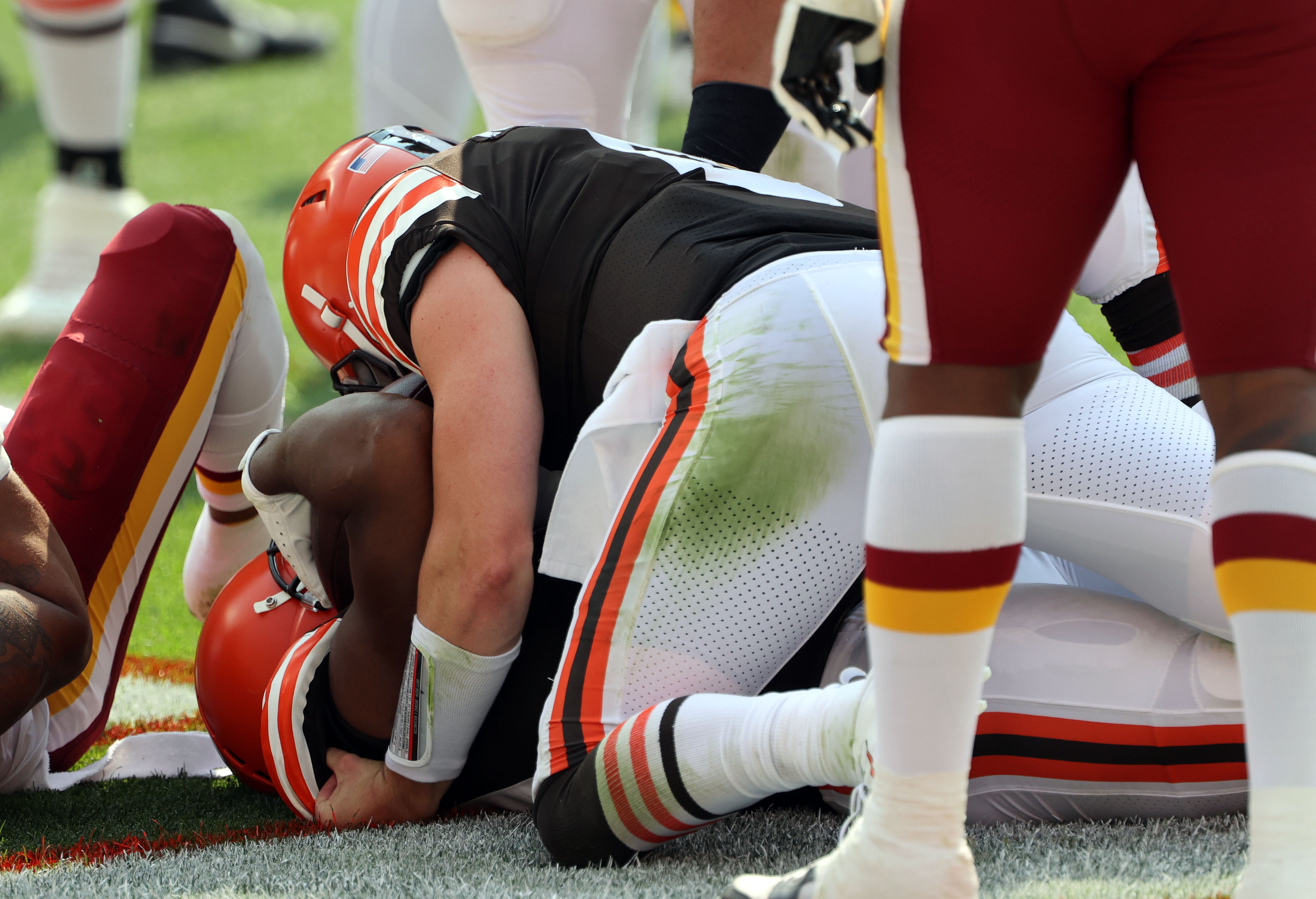 Cleveland Browns Running Backs Vs. Washington Football Team, September ...