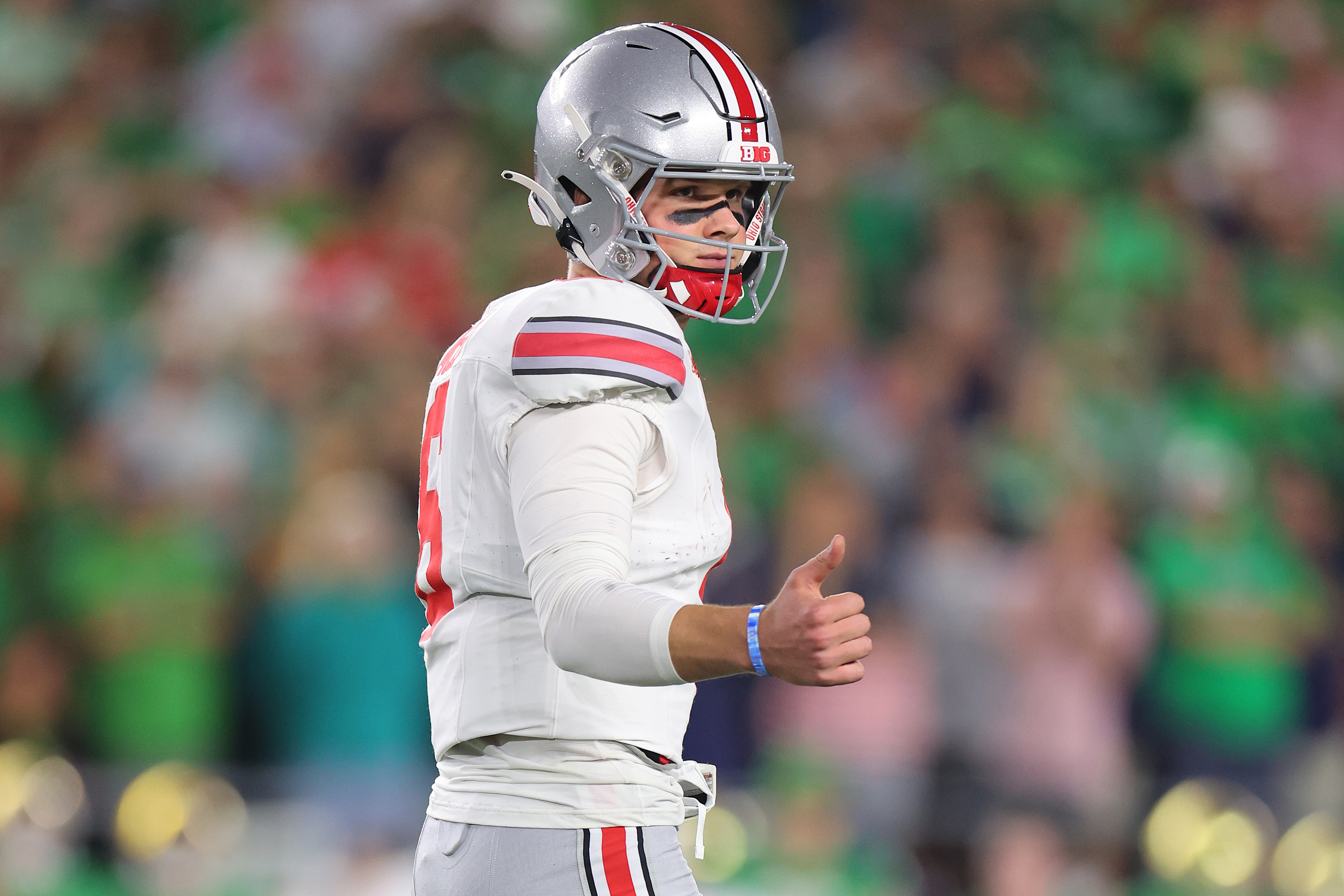 Ohio State QB Kyle McCord proves his mettle in win vs. Notre Dame