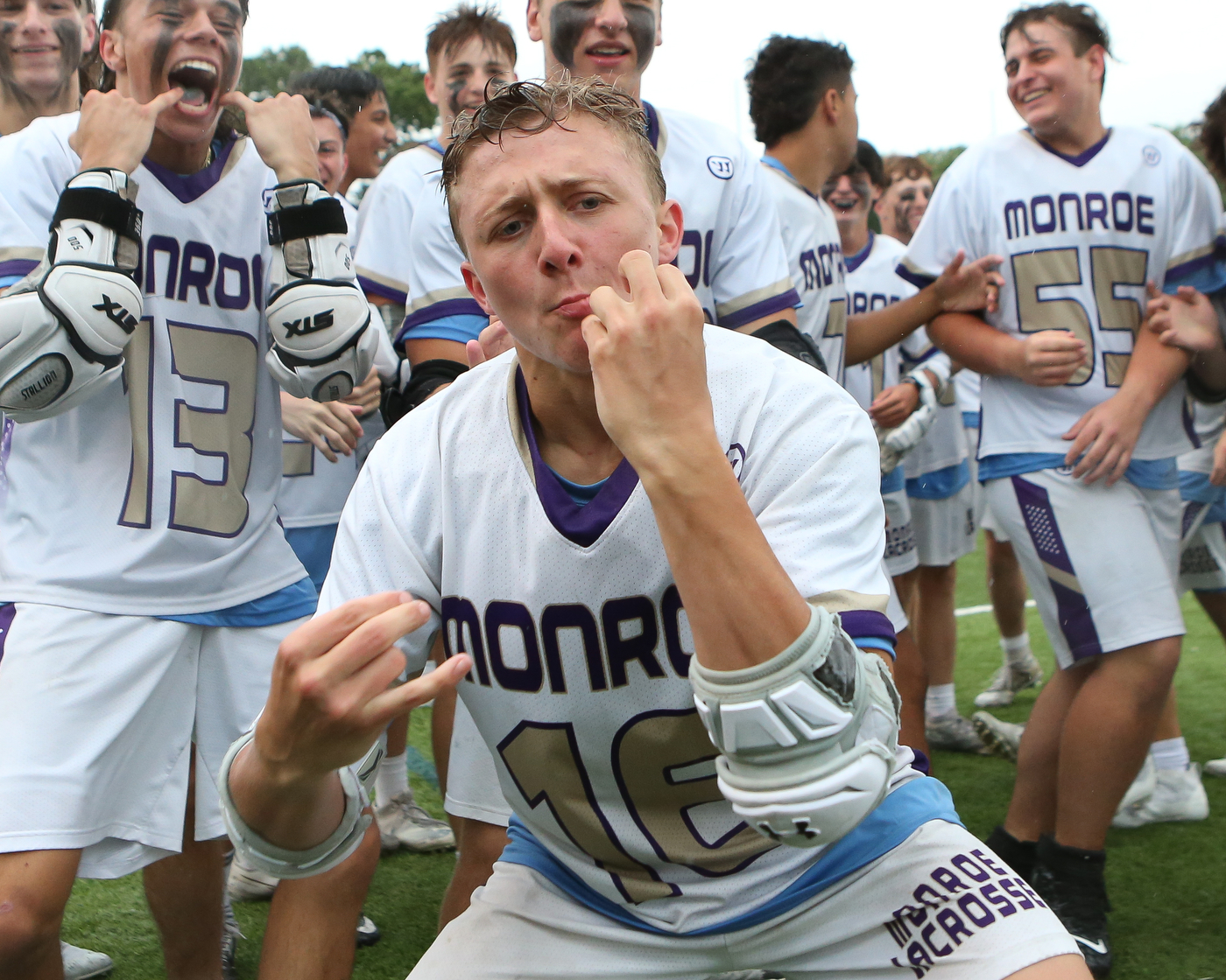 Boys Lacrosse Monroe vs Old Bridge in the GMC final.