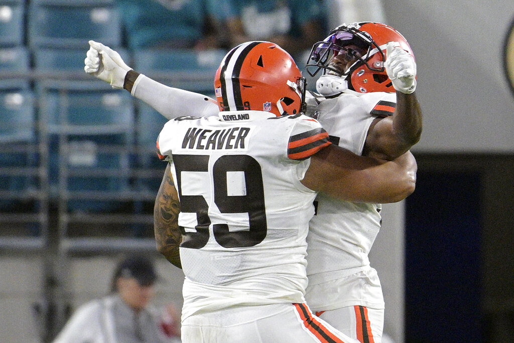 December 4, 2022: Cleveland Browns safety D'Anthony Bell (37) prior to a  game between the Cleveland Browns and the Houston Texans in Houston, TX.  ..Trask Smith/CSM/Sipa USA(Credit Image: © Trask Smith/Cal Sport