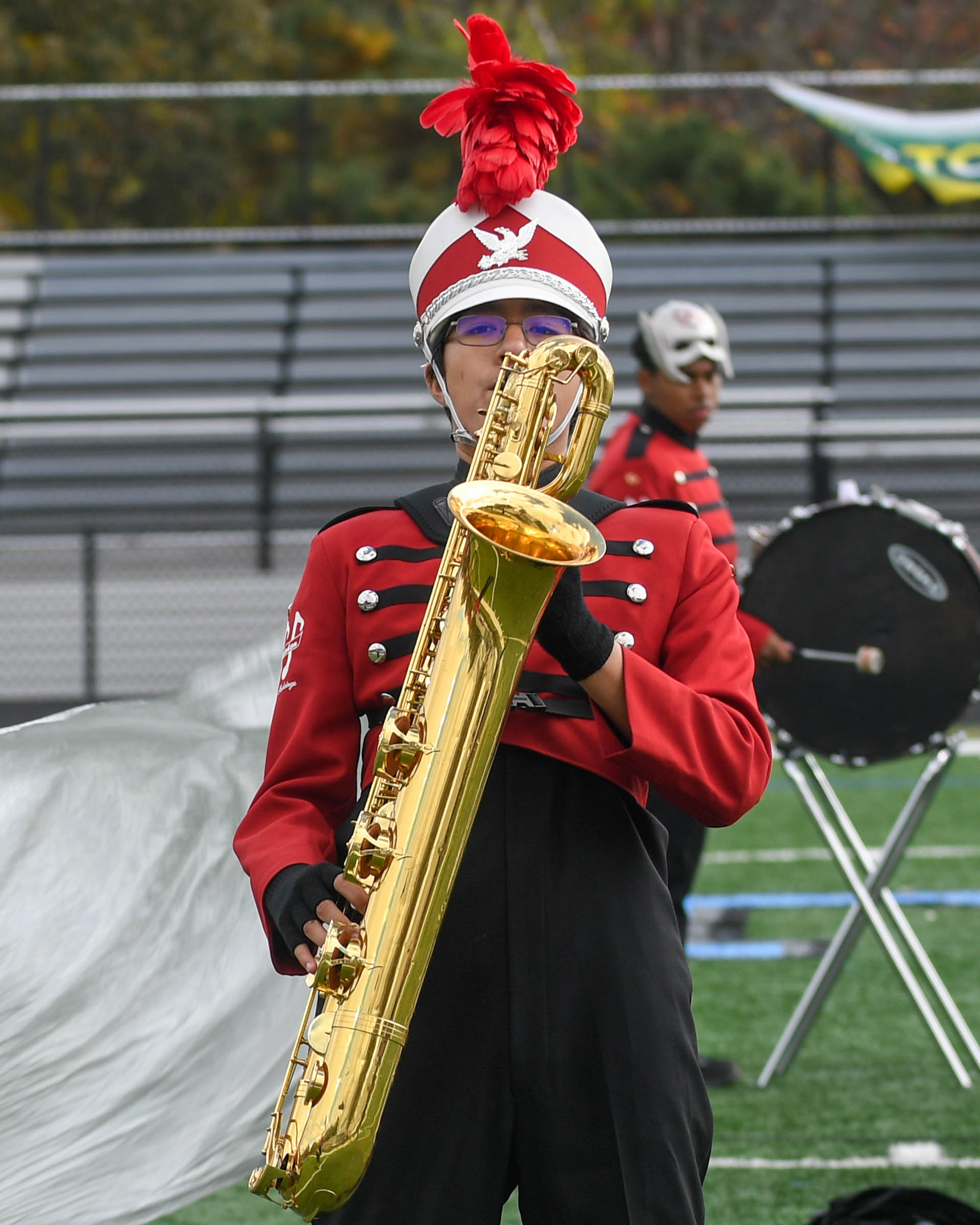 Marching Band Hoboken High School Performs "Thor's Hammer" on 10/29