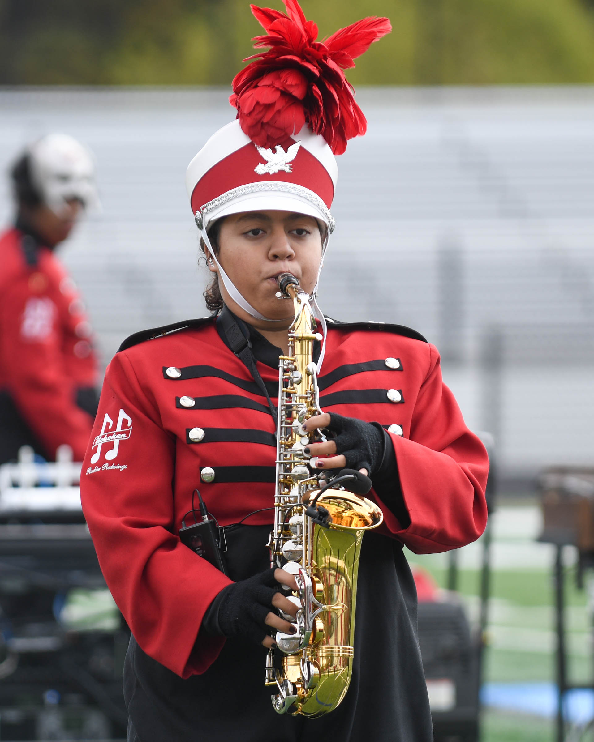 Marching Band Hoboken High School Performs "Thor's Hammer" on 10/29