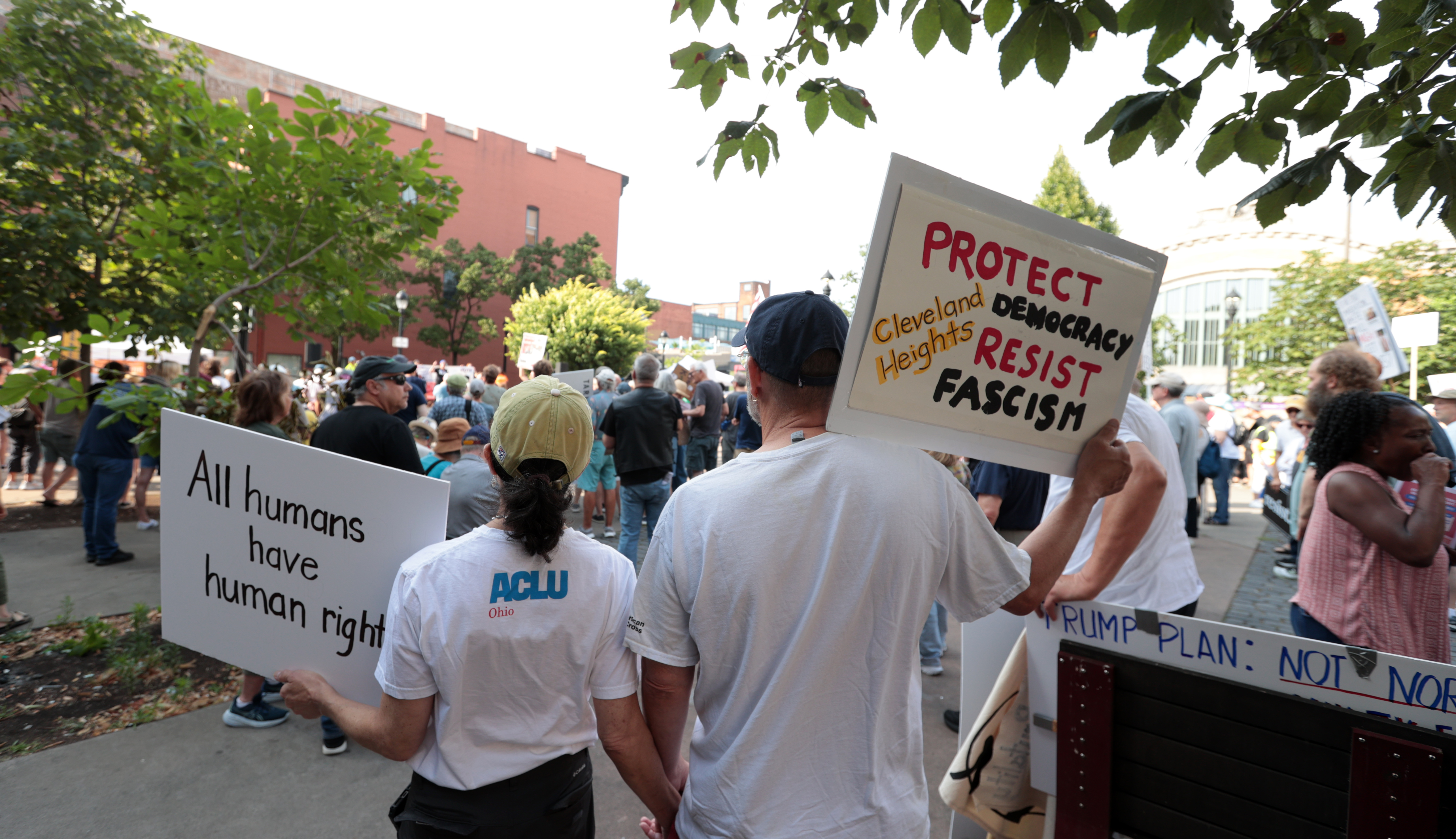 Hundreds gather for Good Trouble Lives On protest in Cleveland, July 17 ...