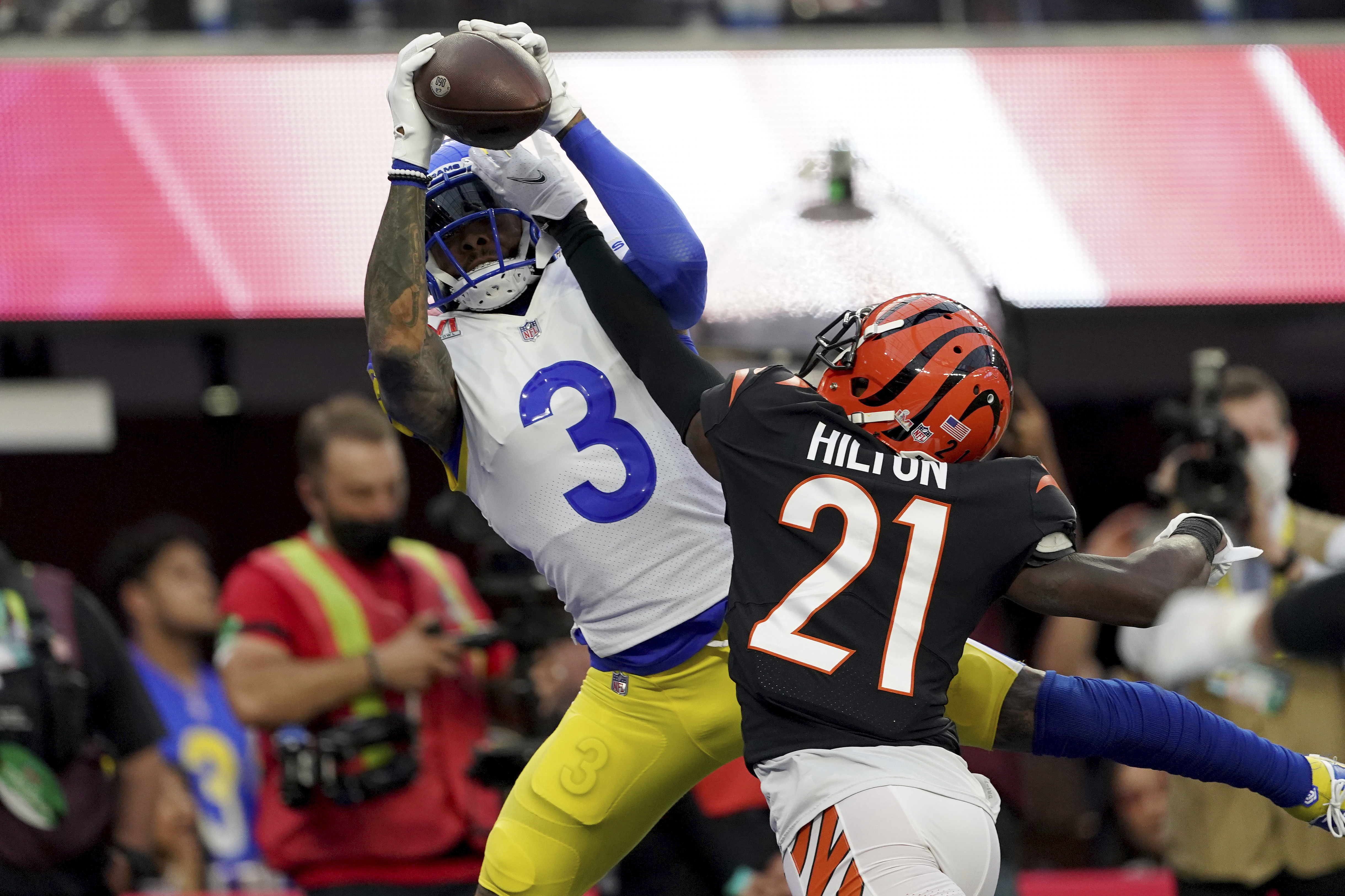 Odell Beckham Jr. #3 of the Baltimore Ravens looks on prior to an