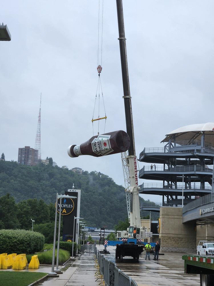 Heinz ketchup bottles removed from scoreboard at Acrisure Stadium